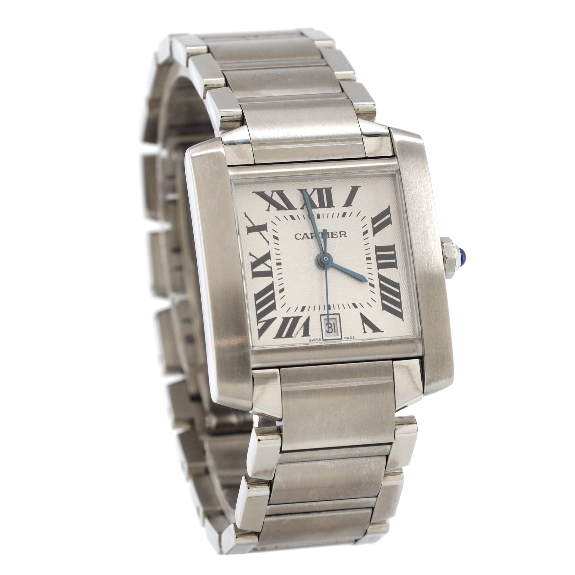 Tank Francaise Automatic Watch Stainless Steel 28