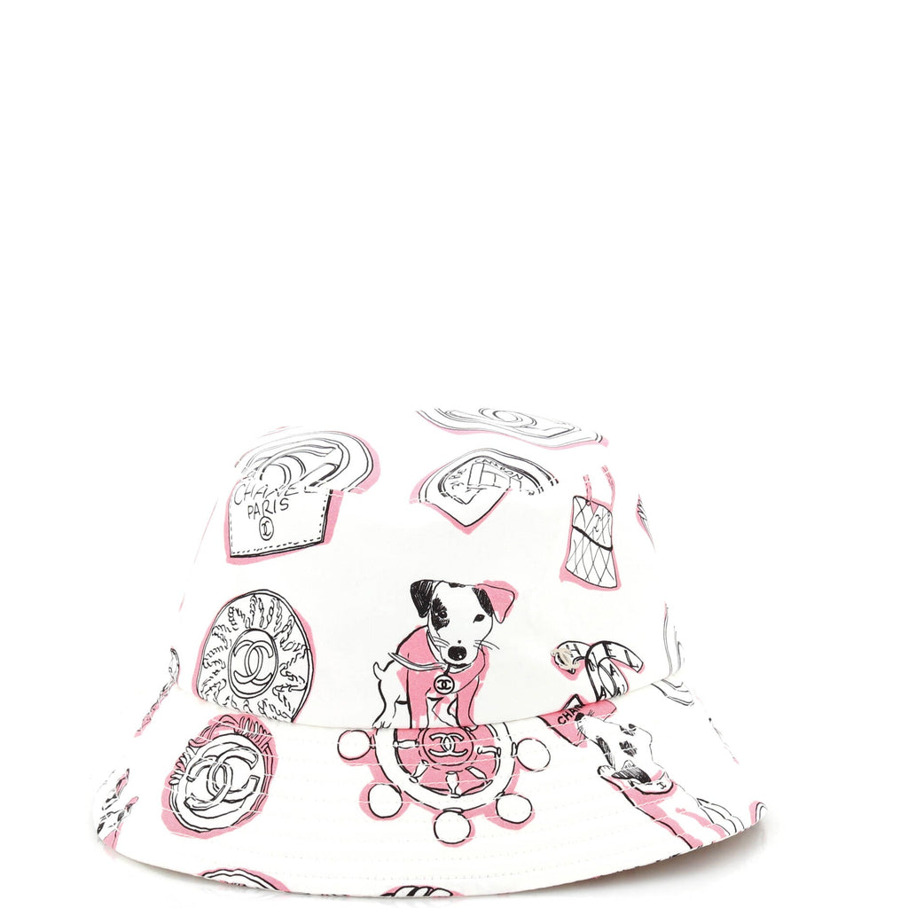 CC Bucket Hat Printed Canvas