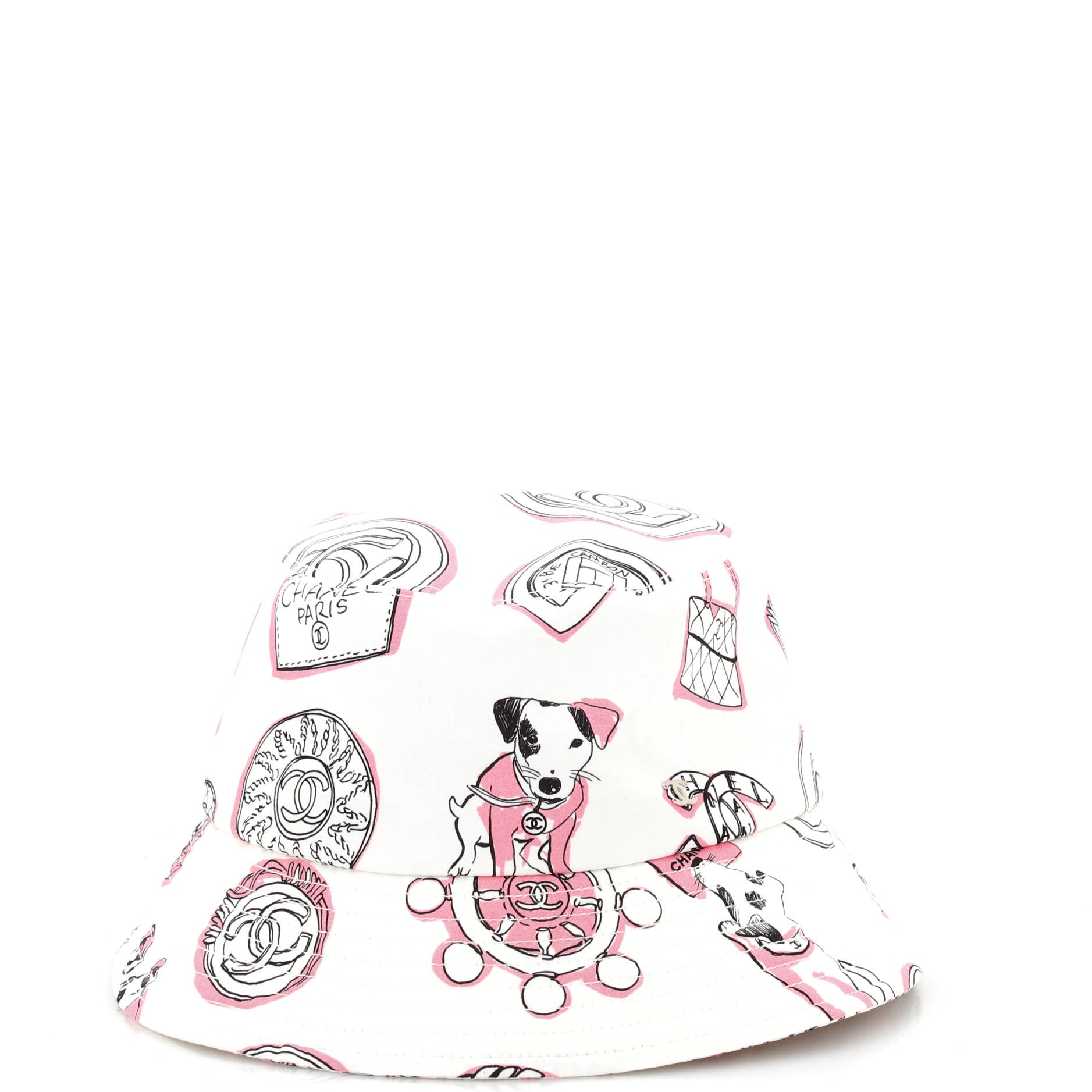 CC Bucket Hat Printed Canvas