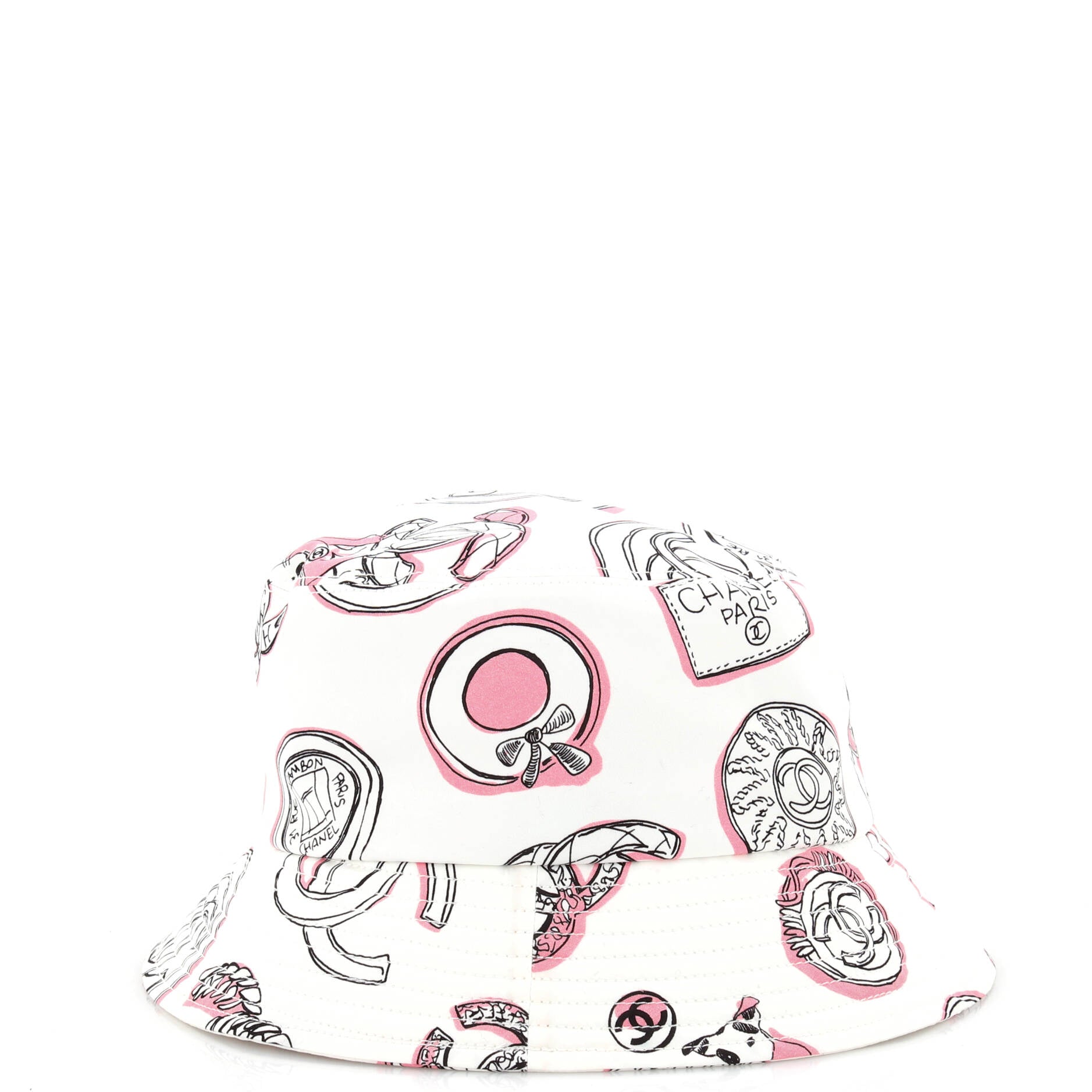 CC Bucket Hat Printed Canvas