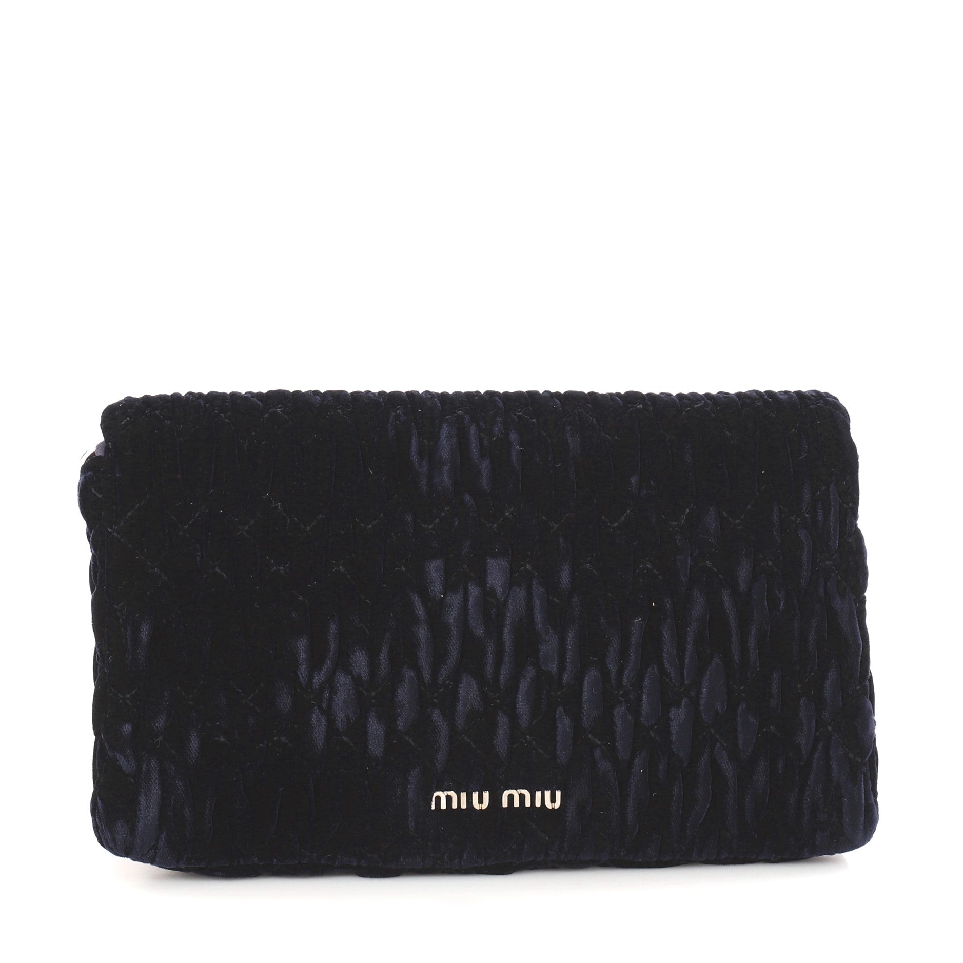 Crystal Clutch Matelasse Velvet Small