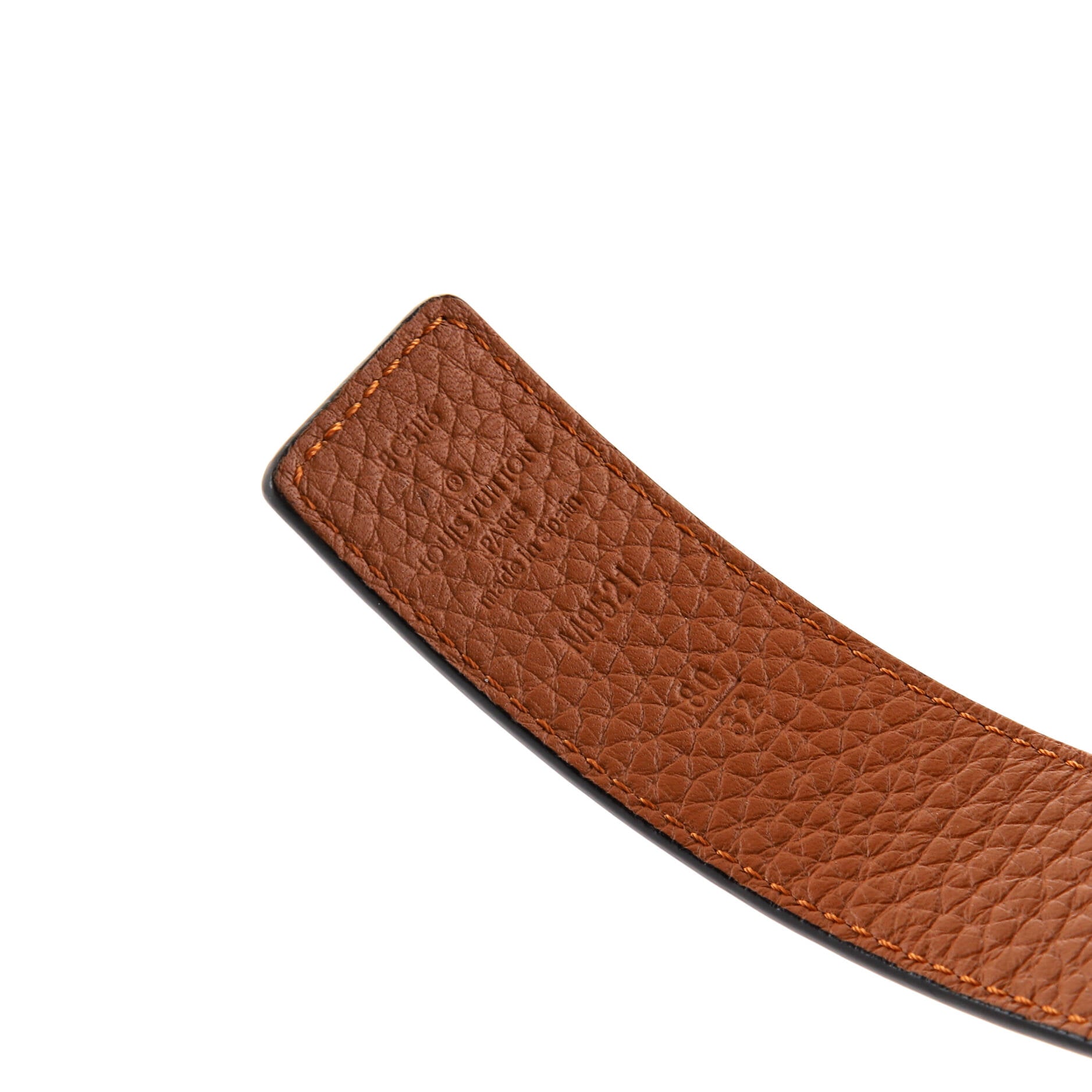 LV Initiales Reversible Belt Leather Medium 80
