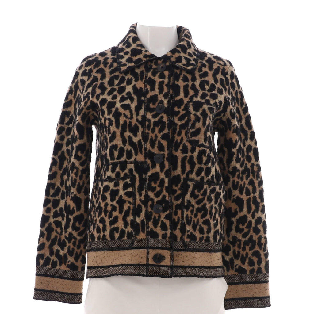 Women's Caro Three Pocket Jacket Printed Wool Blend