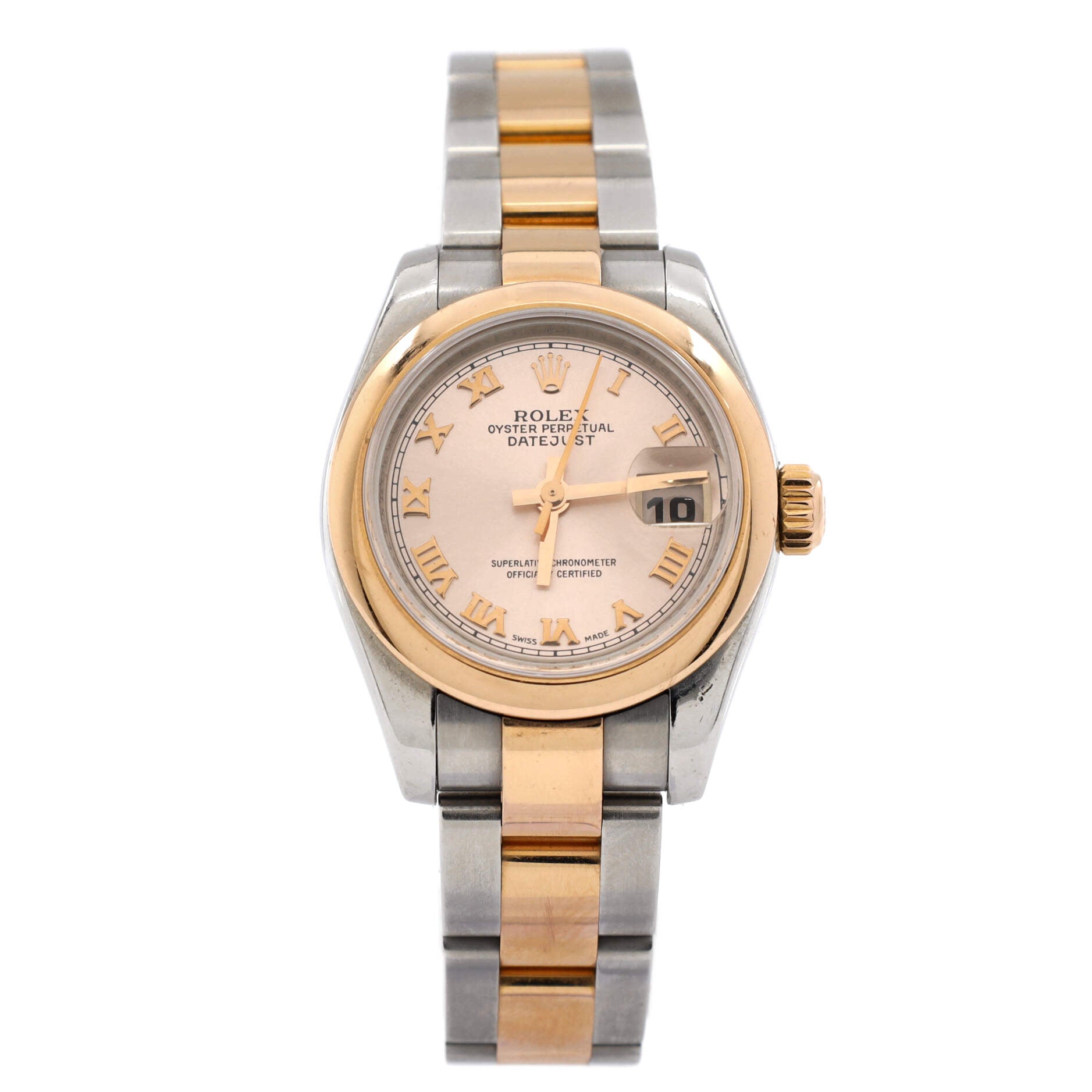 Oyster Perpetual Datejust Automatic Watch Stainless Steel and Rose Gold 26