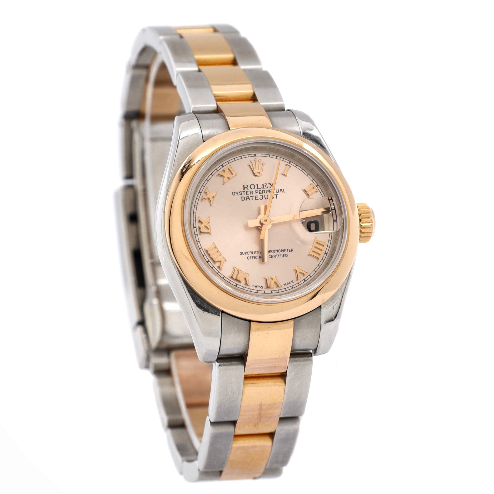 Oyster Perpetual Datejust Automatic Watch Stainless Steel and Rose Gold 26