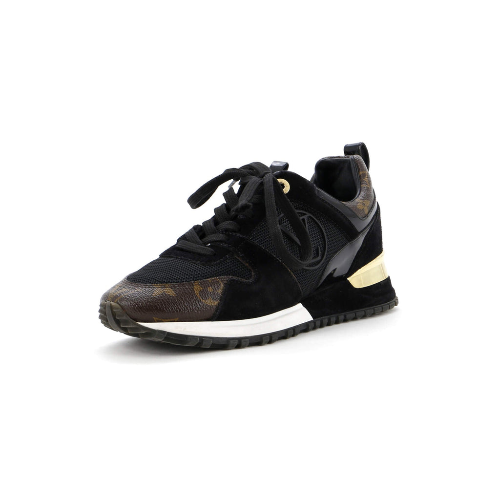 Women's Run Away Sneakers Mesh with Monogram Canvas and Suede
