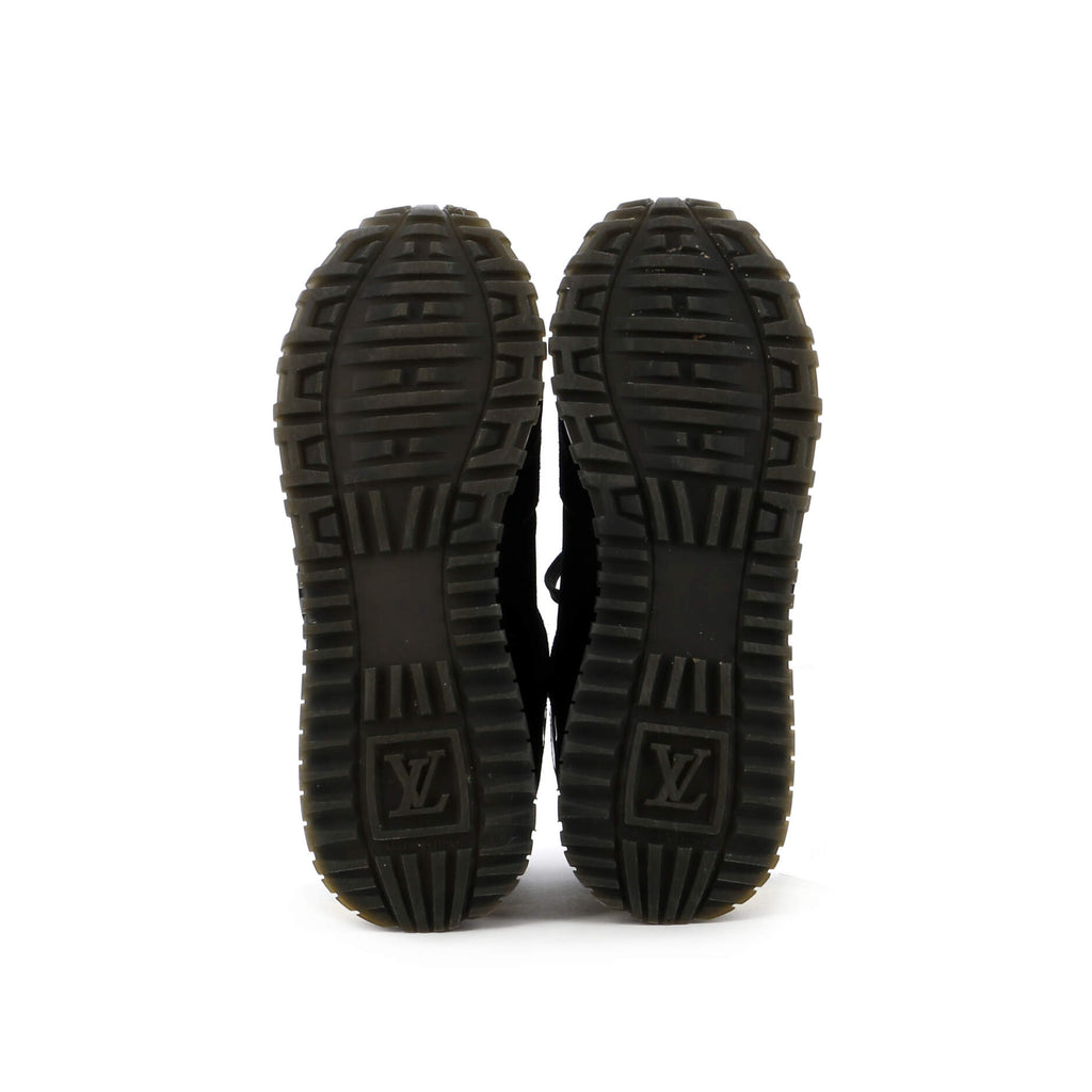 Women's Run Away Sneakers Mesh with Monogram Canvas and Suede