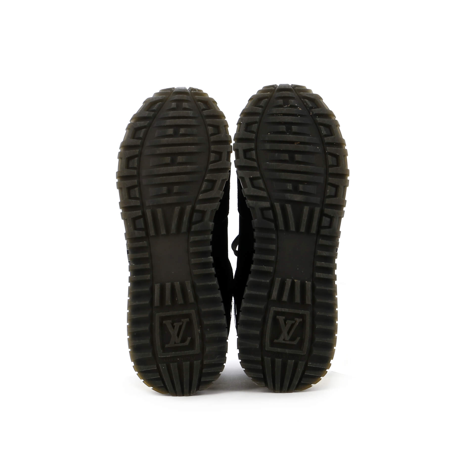 Women's Run Away Sneakers Mesh with Monogram Canvas and Suede