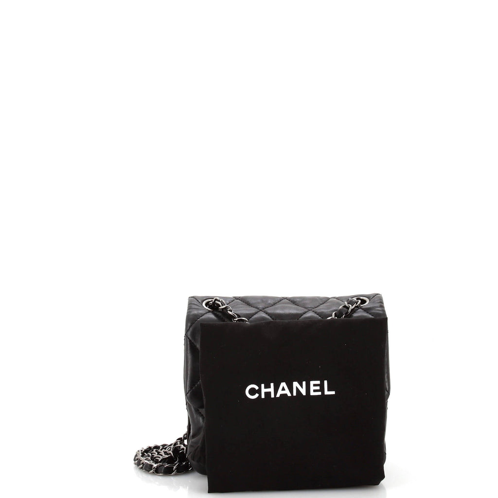 3 Flap Bag Quilted Lambskin Mini
