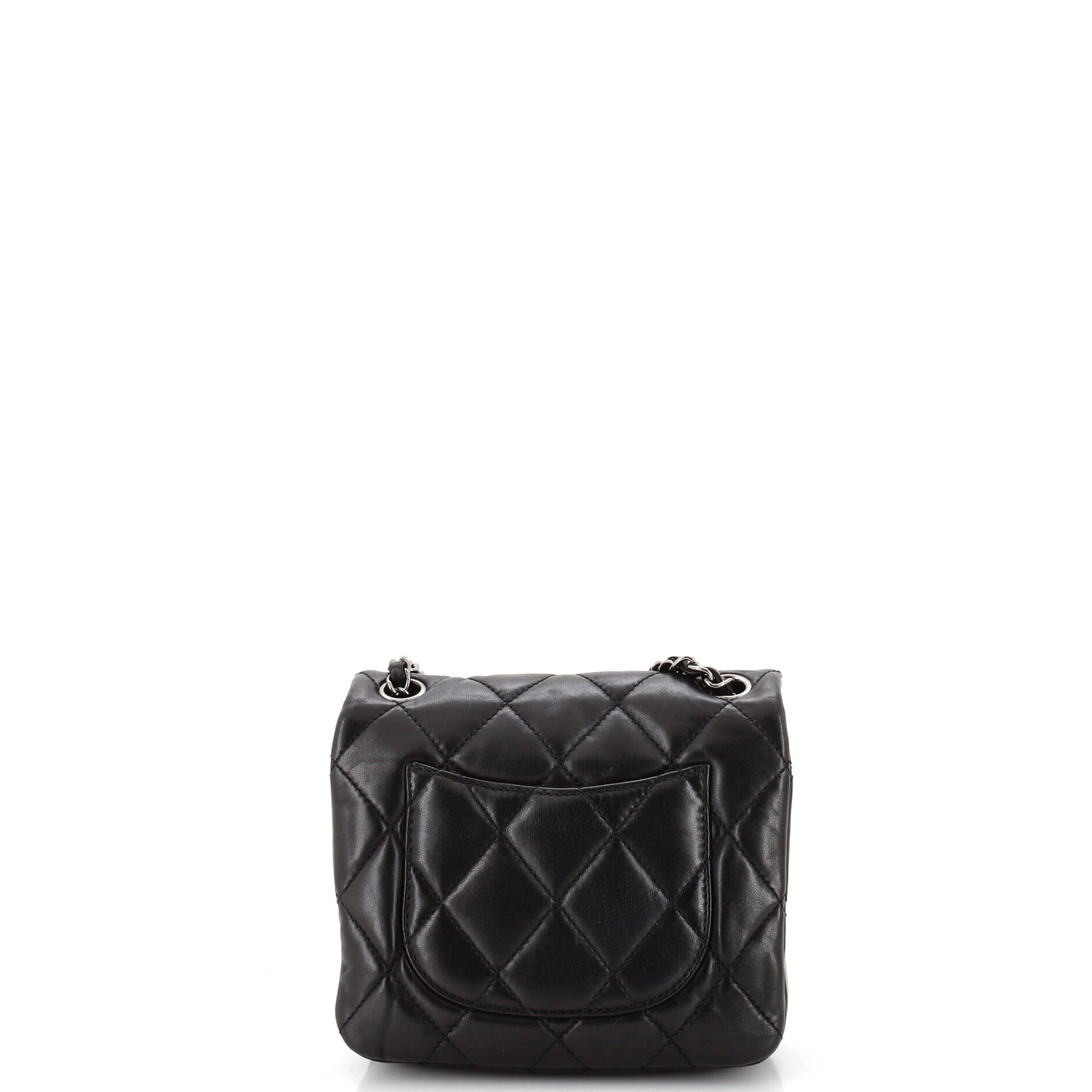 3 Flap Bag Quilted Lambskin Mini