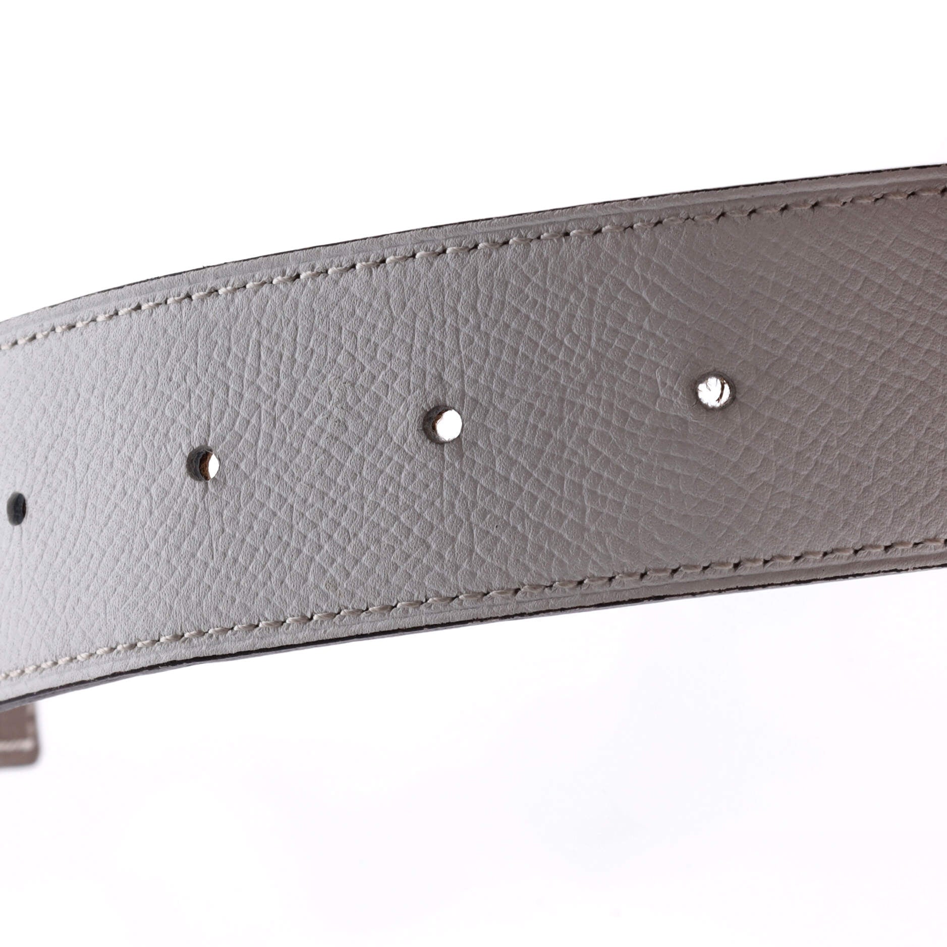 H Hippique Reversible Belt Leather Wide 100