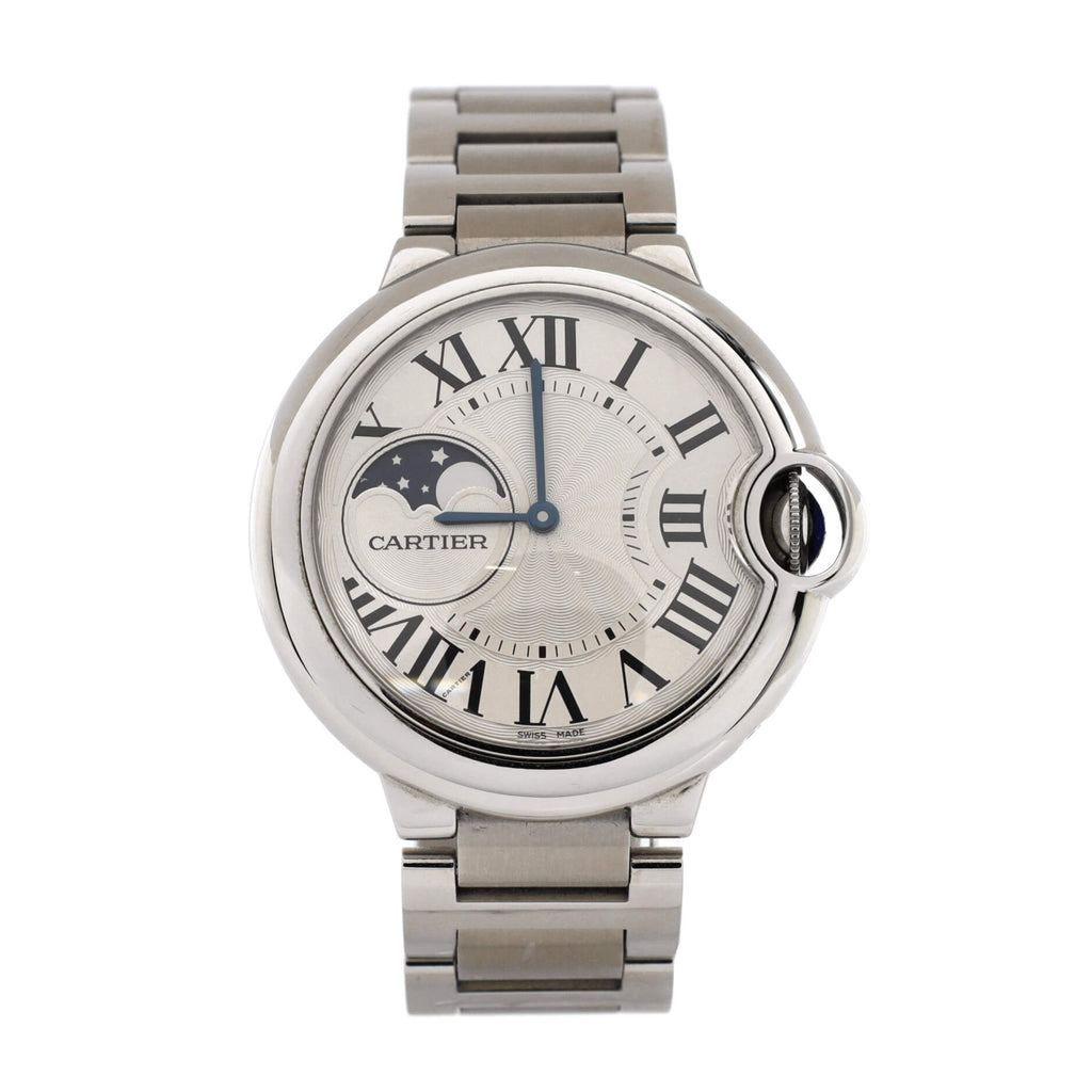 Ballon Bleu de Cartier Moonphase Automatic Watch Stainless Steel 37