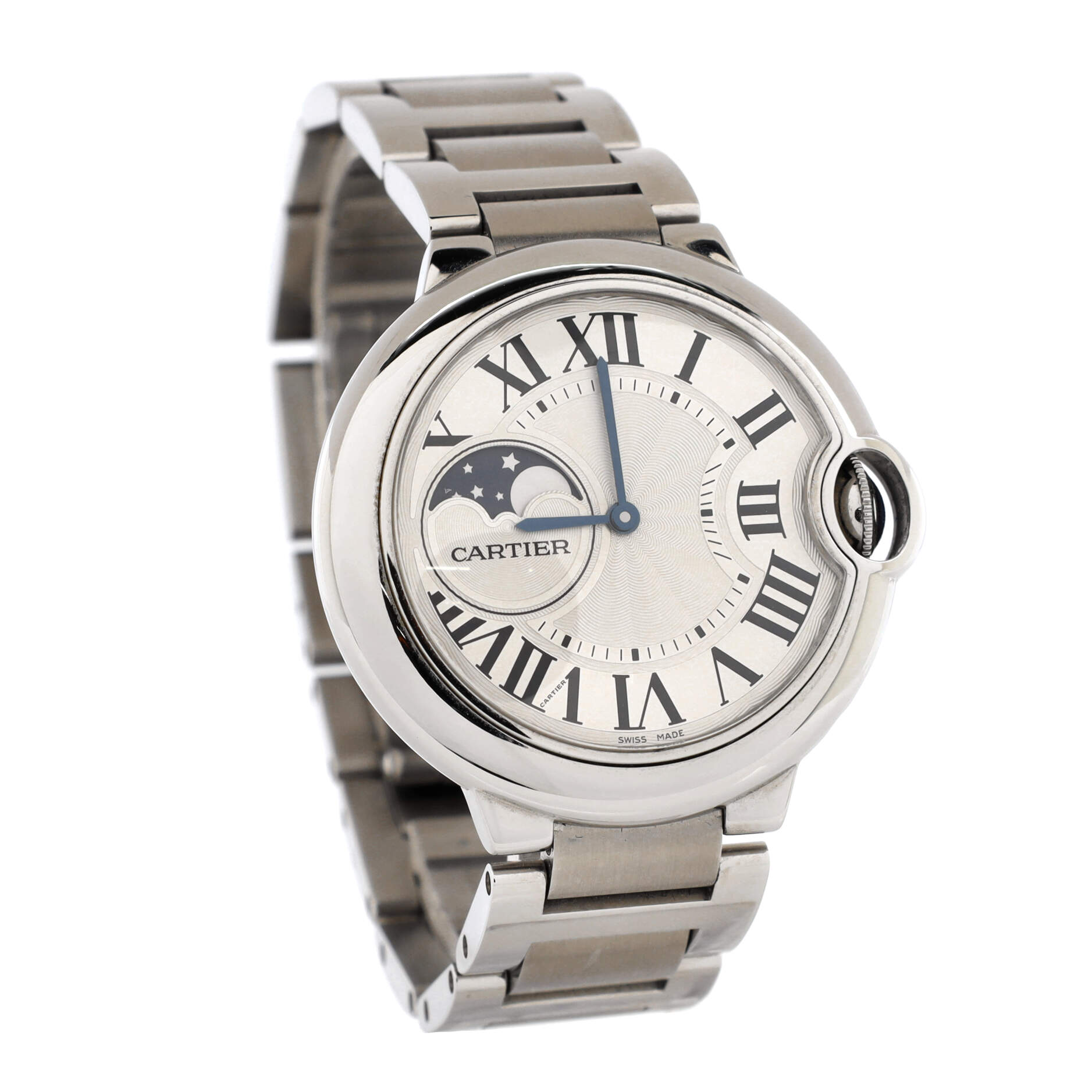 Ballon Bleu de Cartier Moonphase Automatic Watch Stainless Steel 37