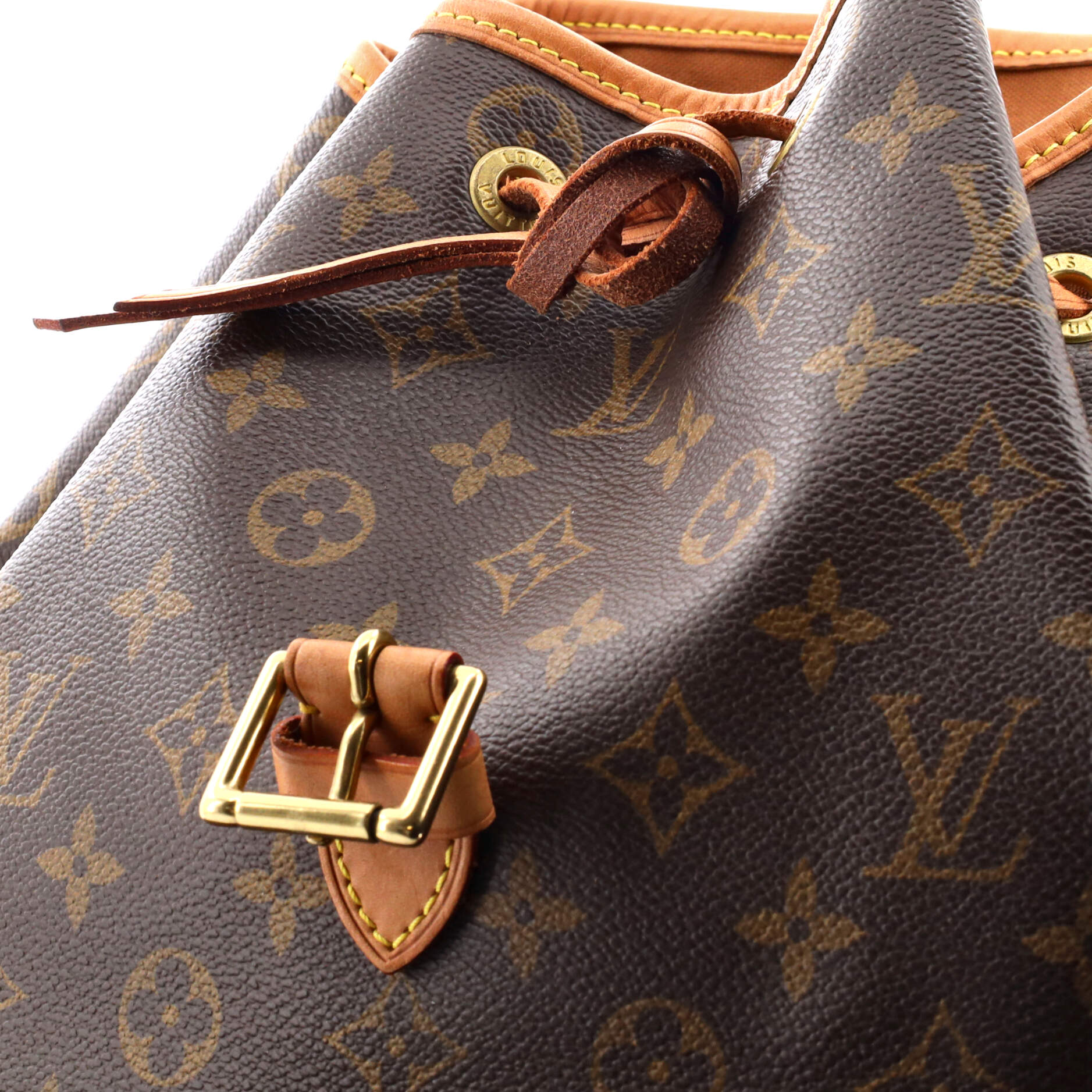 Louis Vuitton Vintage Montsouris Backpack Monogram Canvas GM