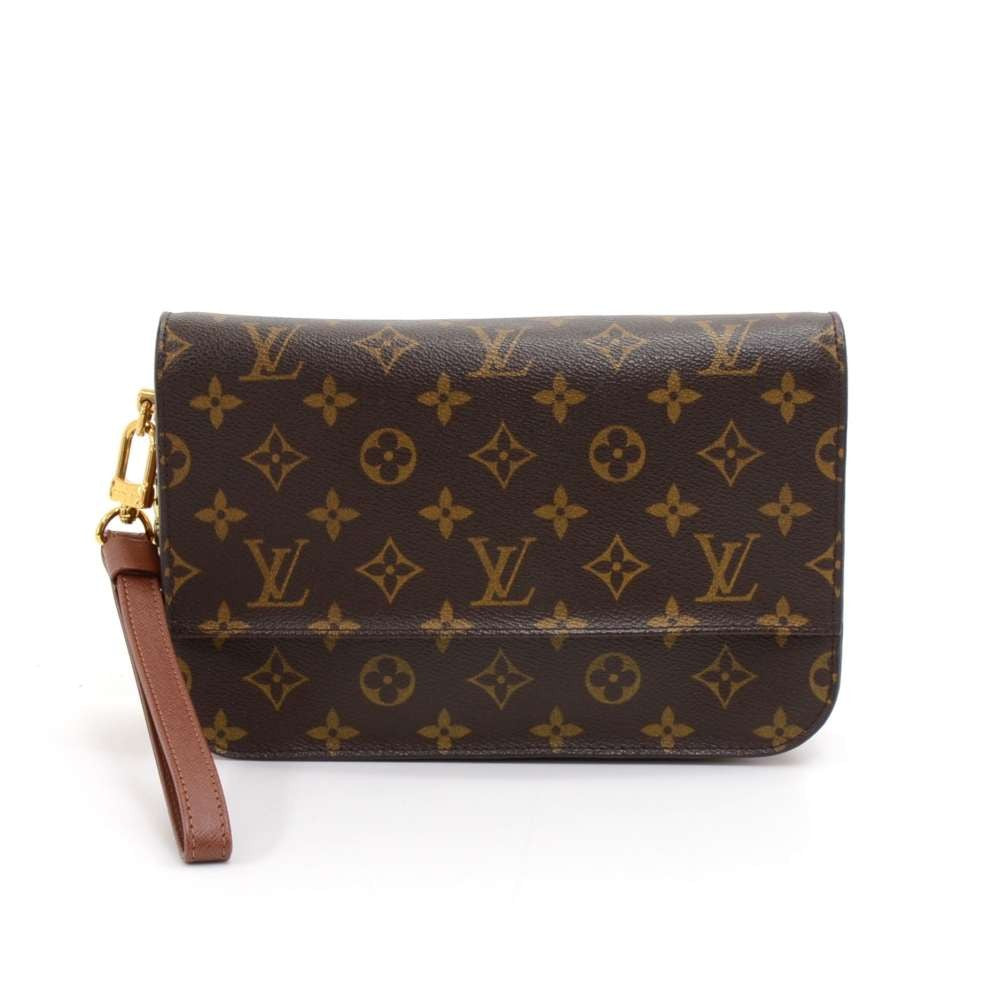 Louis Vuitto Orsay Monogram Canvas Clutch Bag