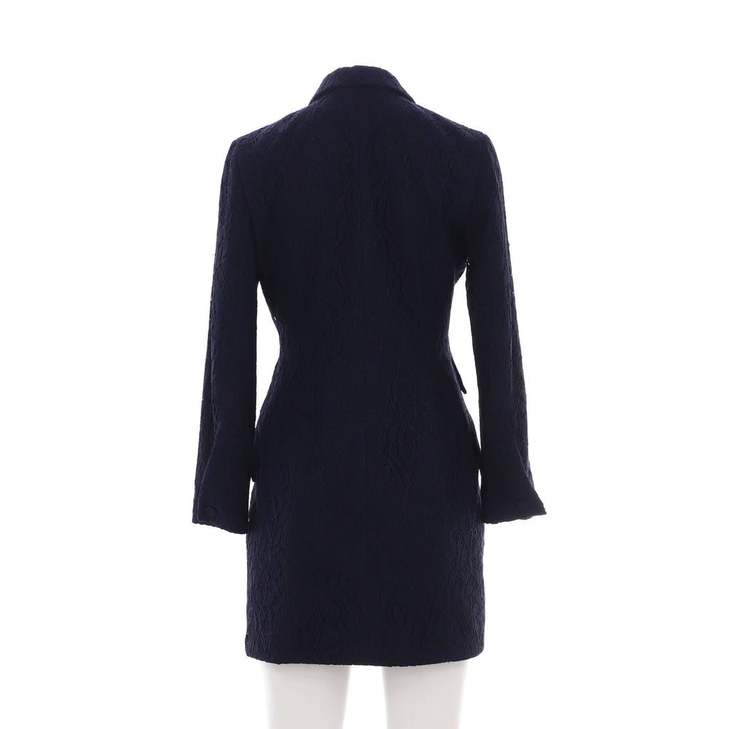 Women's Three Pocket Button Up Coat Lace