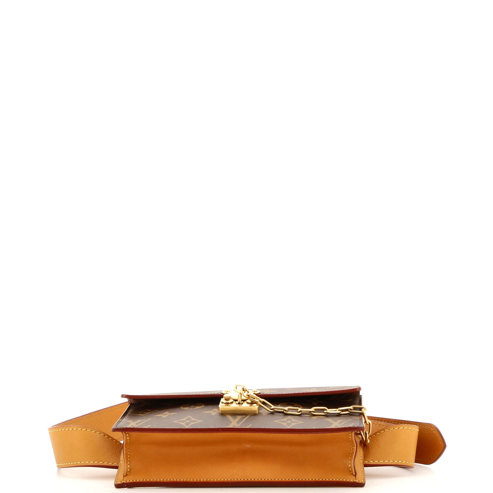 Louis Vuitton S Lock Belt Pouch Monogram Canvas