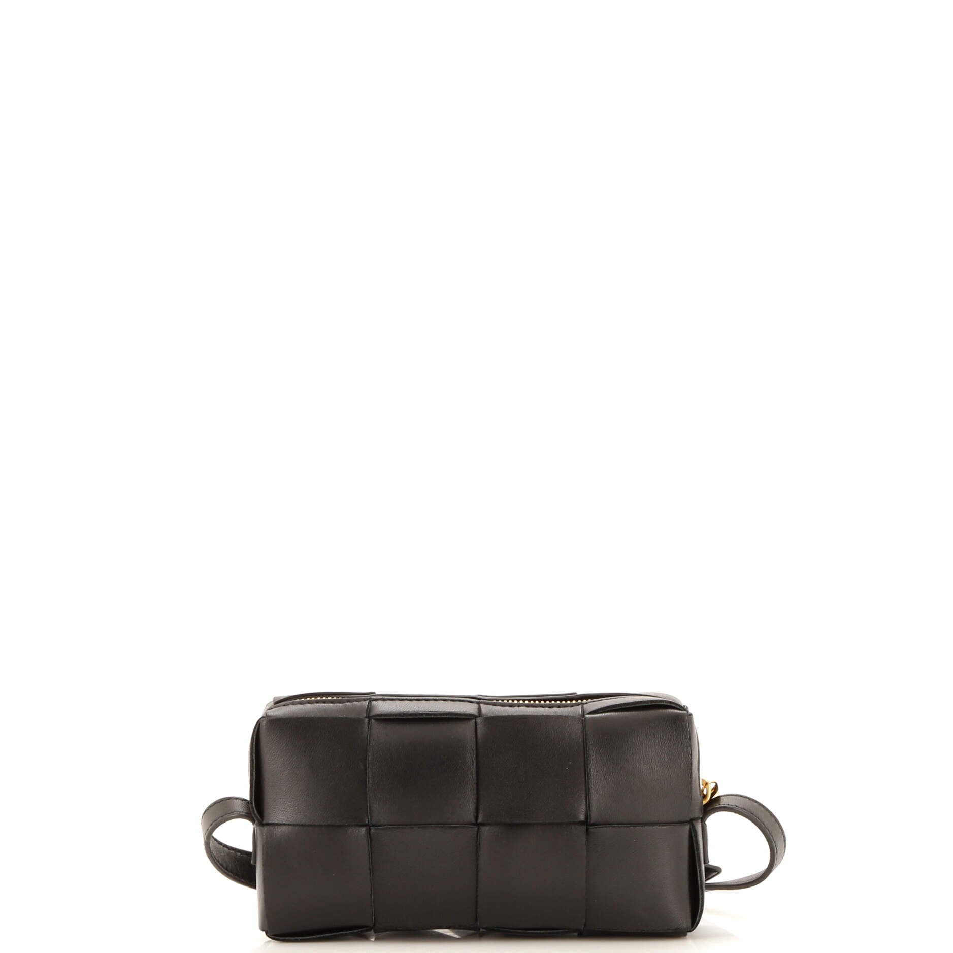 Brick Cassette Shoulder Bag Maxi Intrecciato Leather Mini