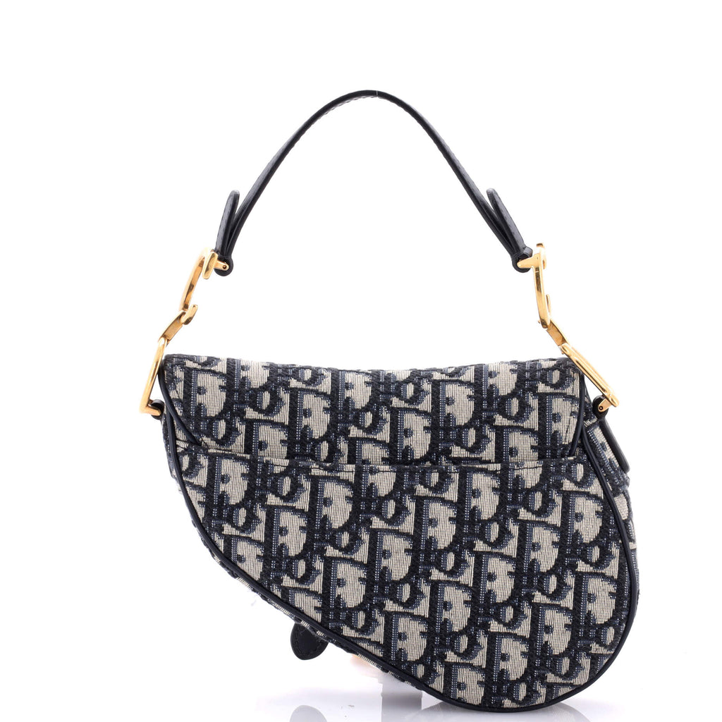 Saddle Handbag Oblique Canvas Mini