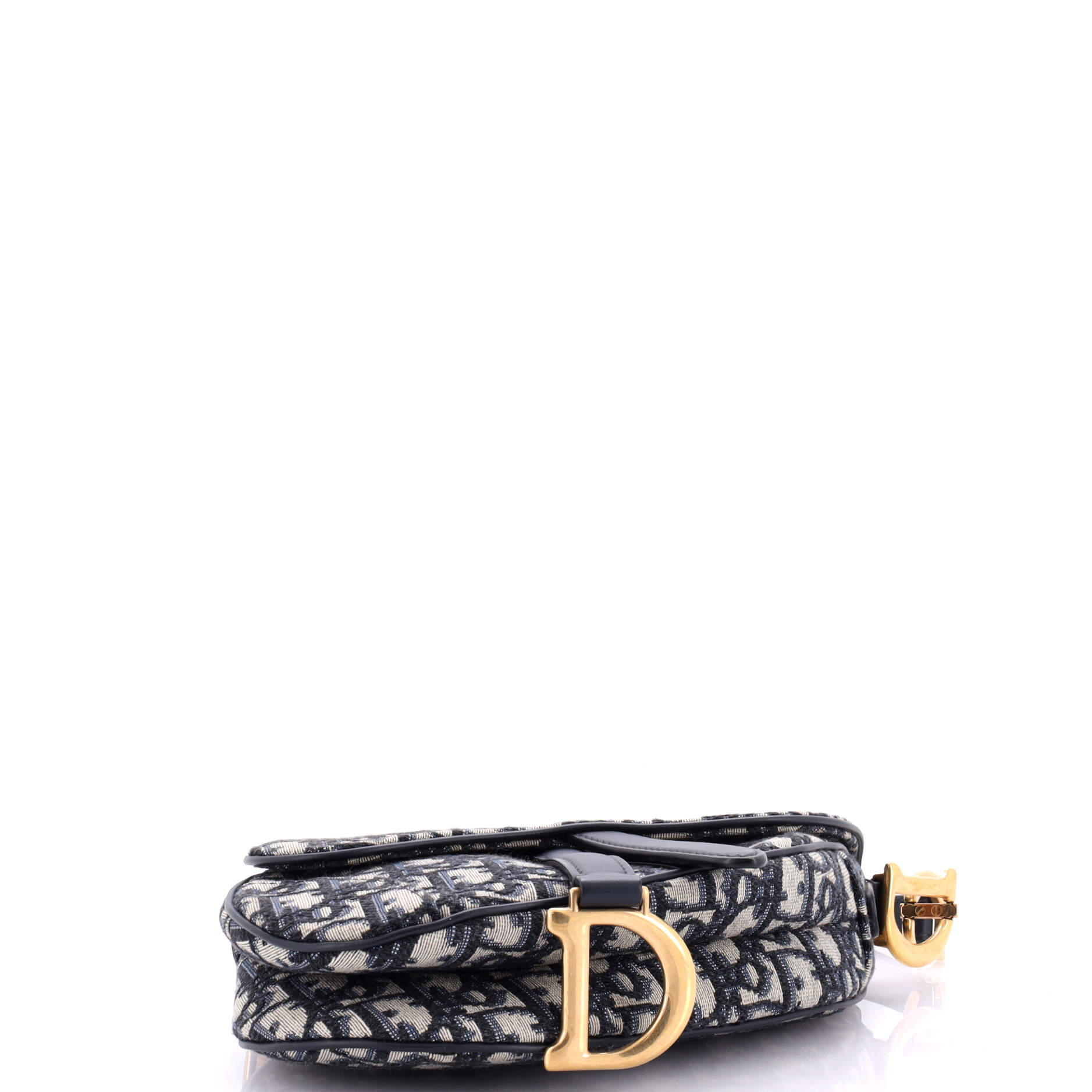 Saddle Handbag Oblique Canvas Mini