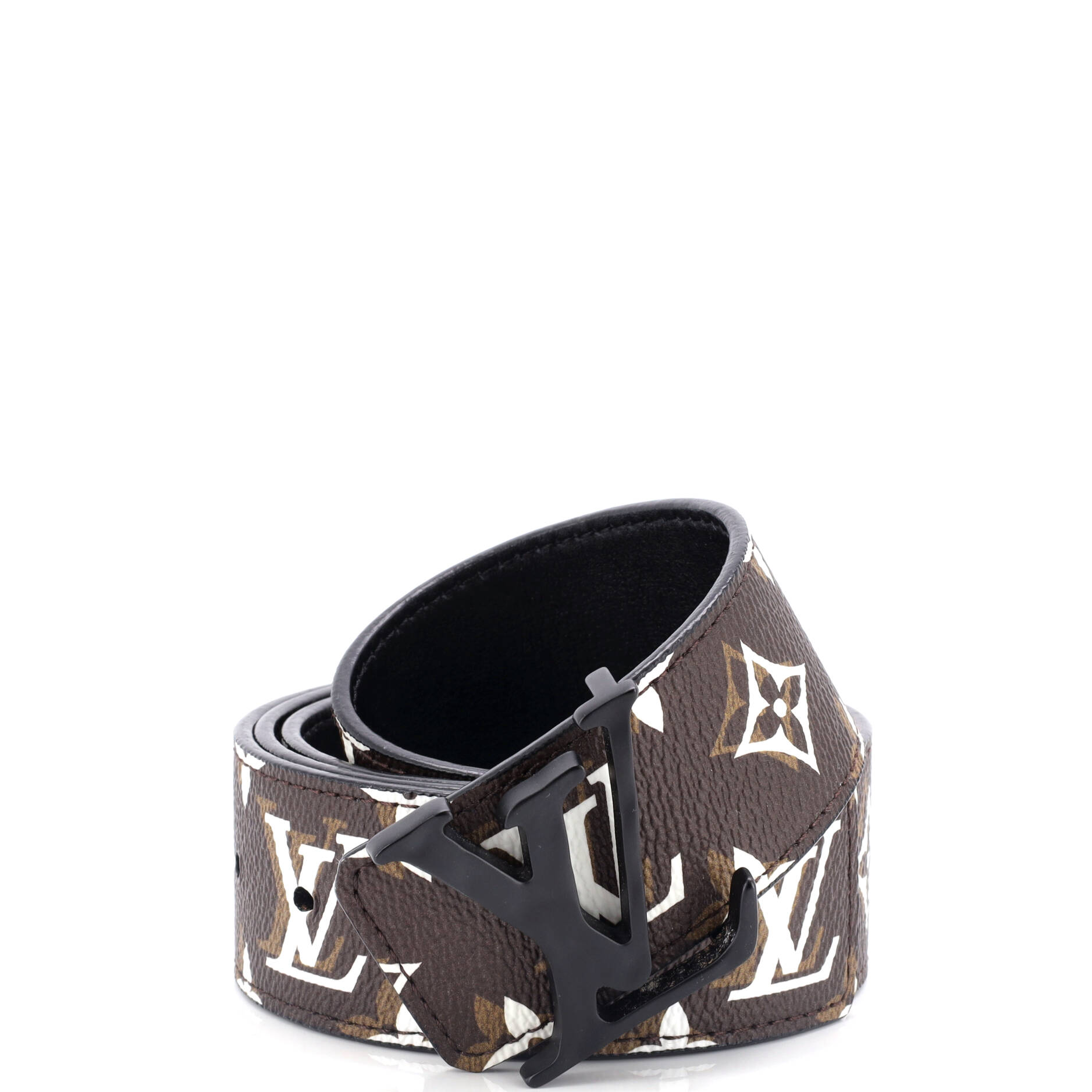 LV Shape Reversible Belt Monogram Canvas Medium 100