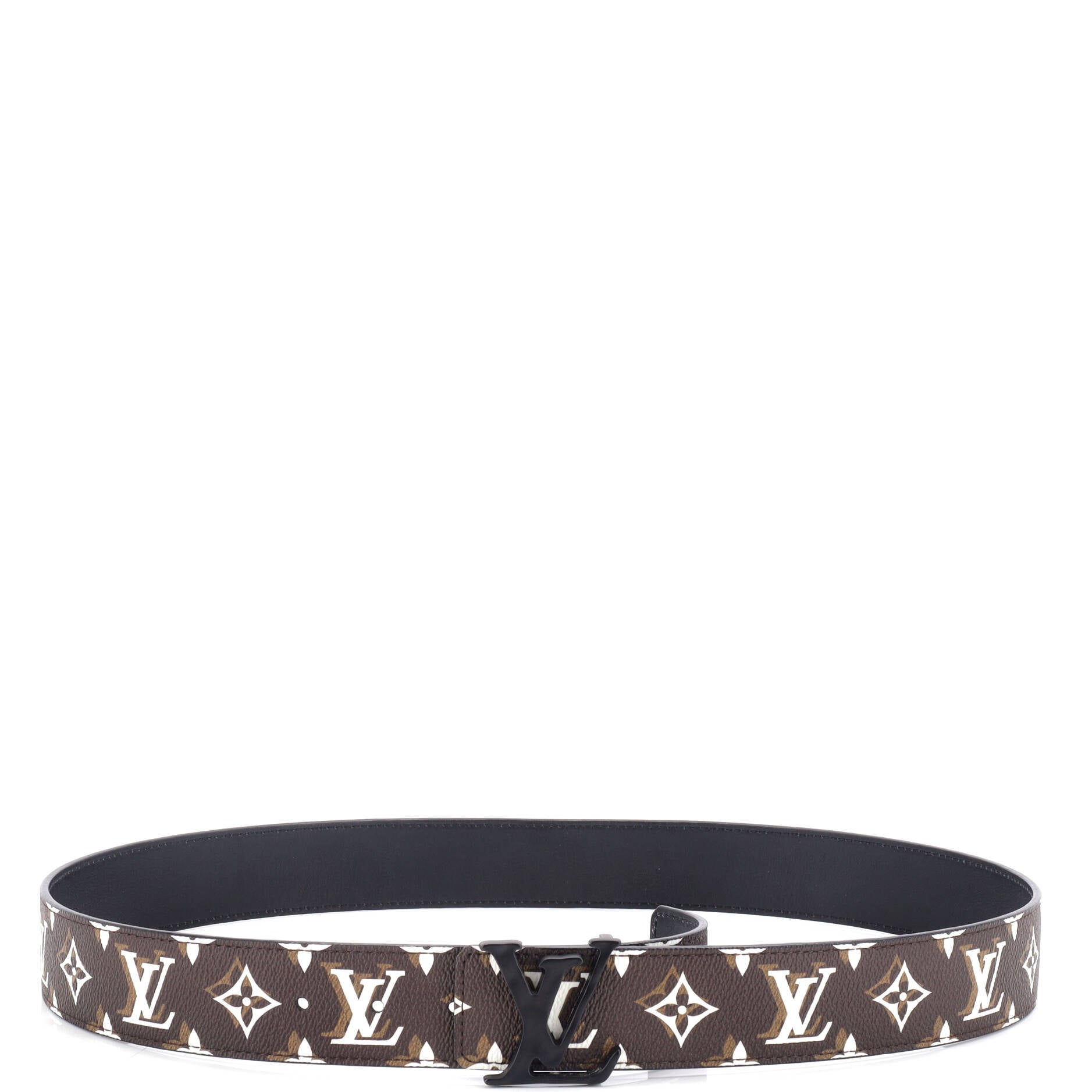 LV Shape Reversible Belt Monogram Canvas Medium 100