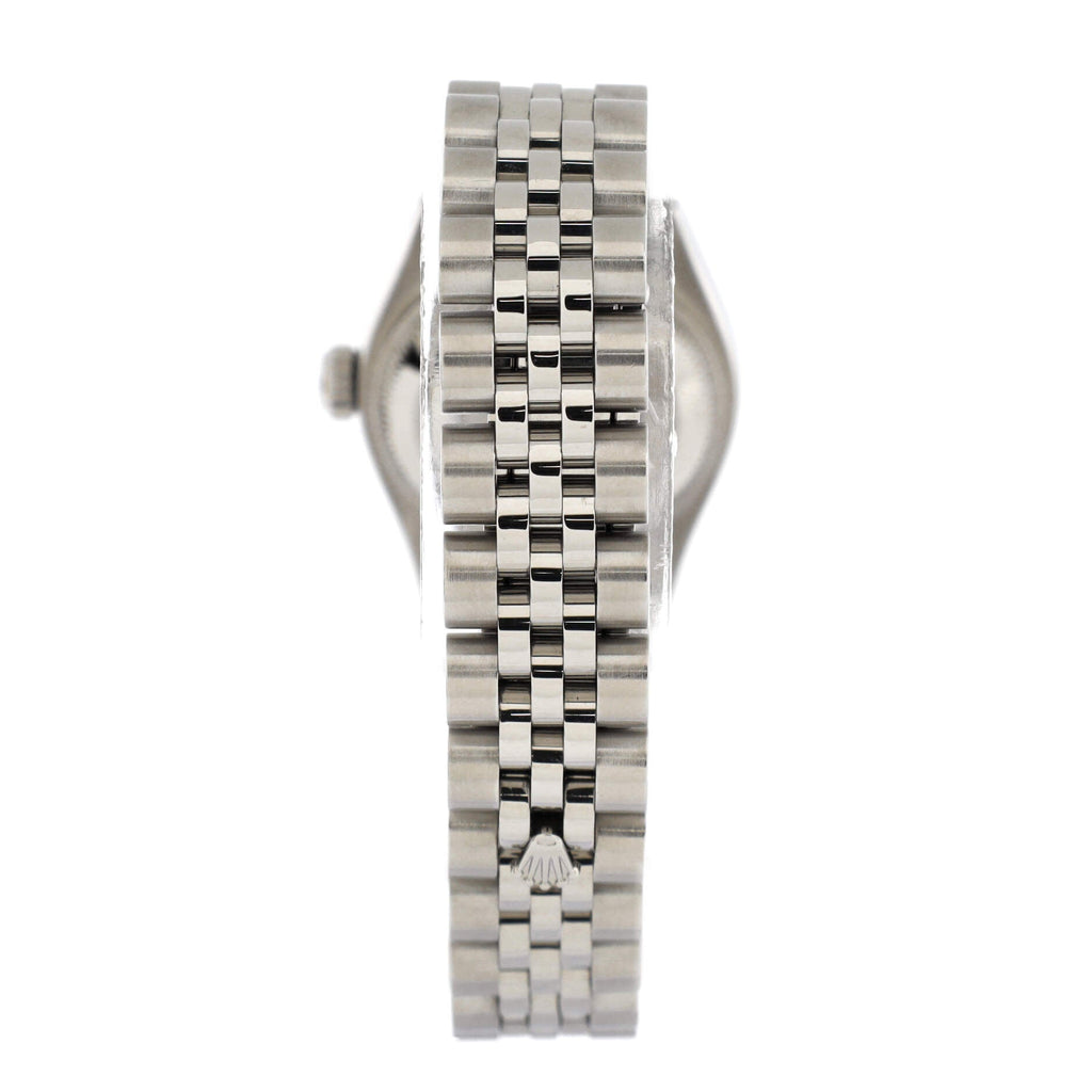 Oyster Perpetual Datejust Automatic Watch Stainless Steel and White Gold with Diamond Markers 26