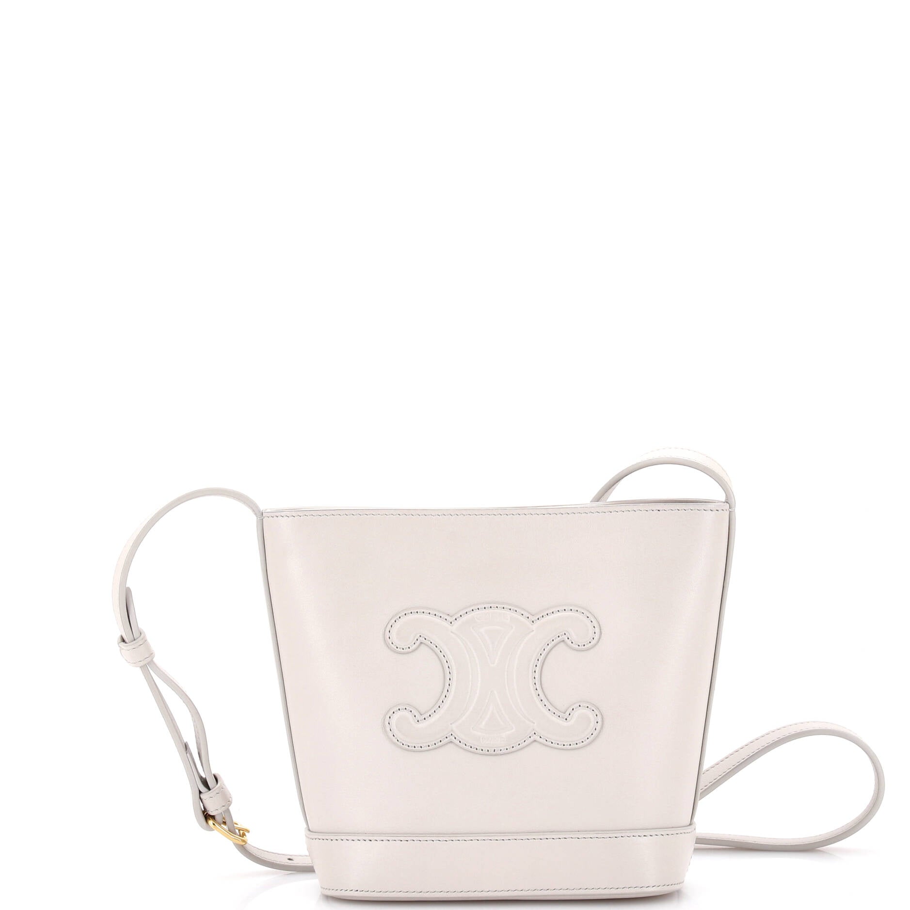 Cuir Triomphe Bucket Bag Leather Mini