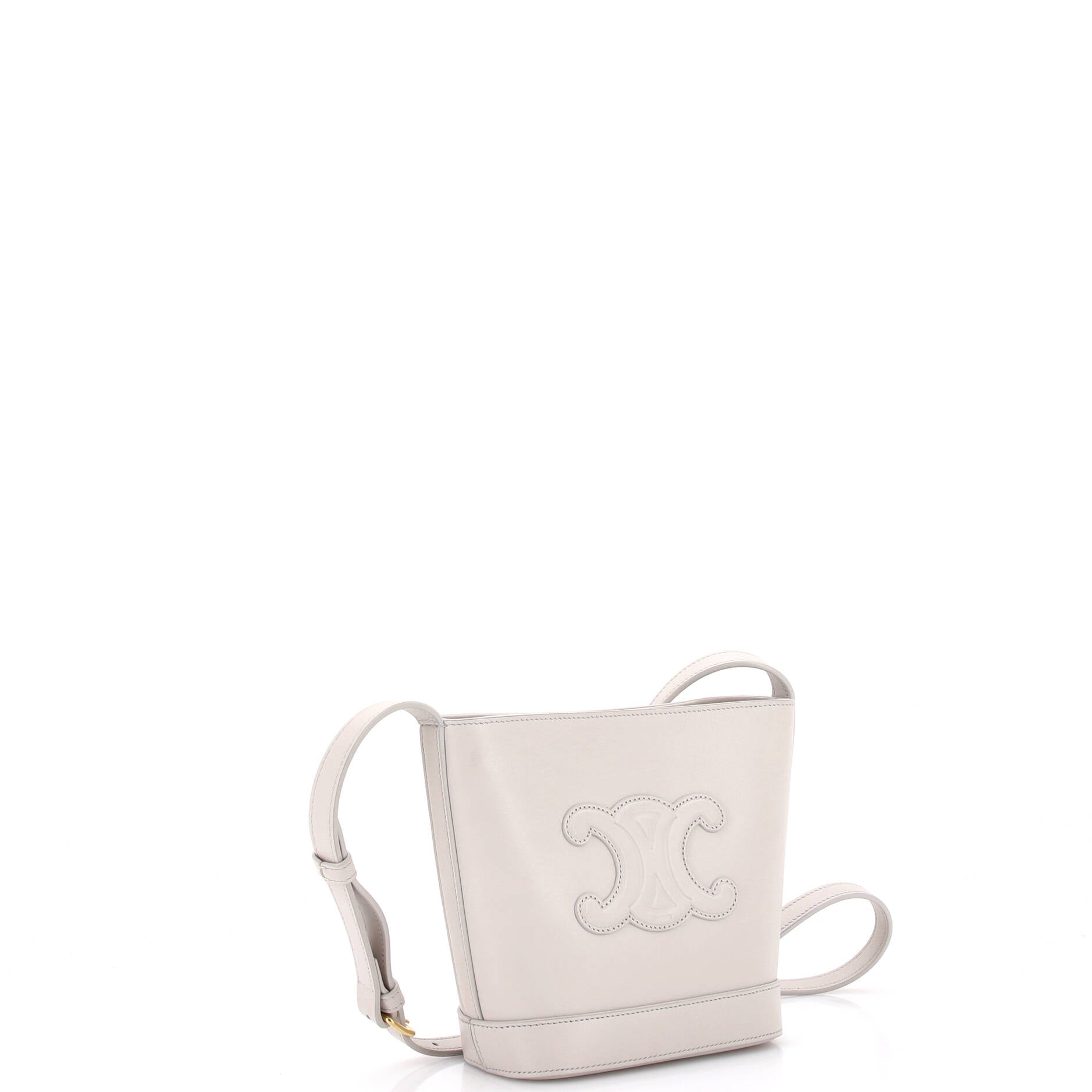 Cuir Triomphe Bucket Bag Leather Mini