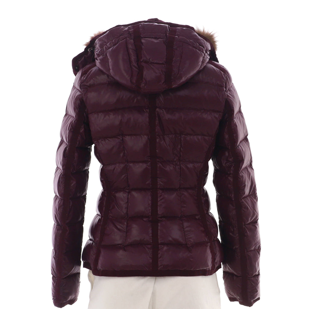 Women's Celsie Puffer Jacket Quilted Nylon with Down and Fur