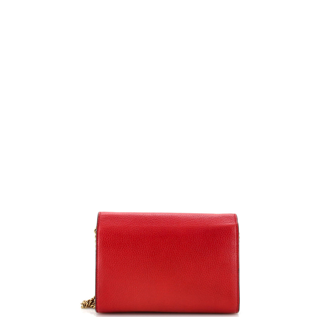 GG Marmont Chain Wallet Leather Mini