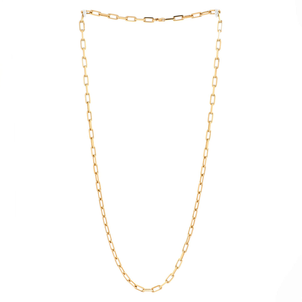 Santos de Cartier Chain Necklace 18K Yellow Gold