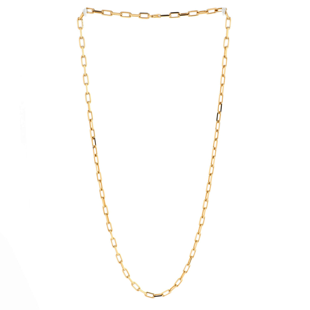 Santos de Cartier Chain Necklace 18K Yellow Gold