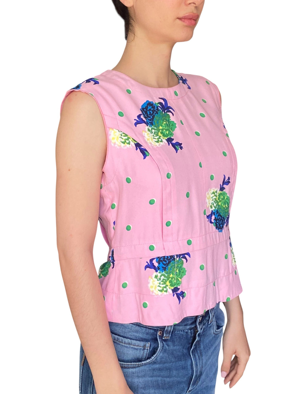 Marc Jacobs Polka Dot Floral Tank - US 4