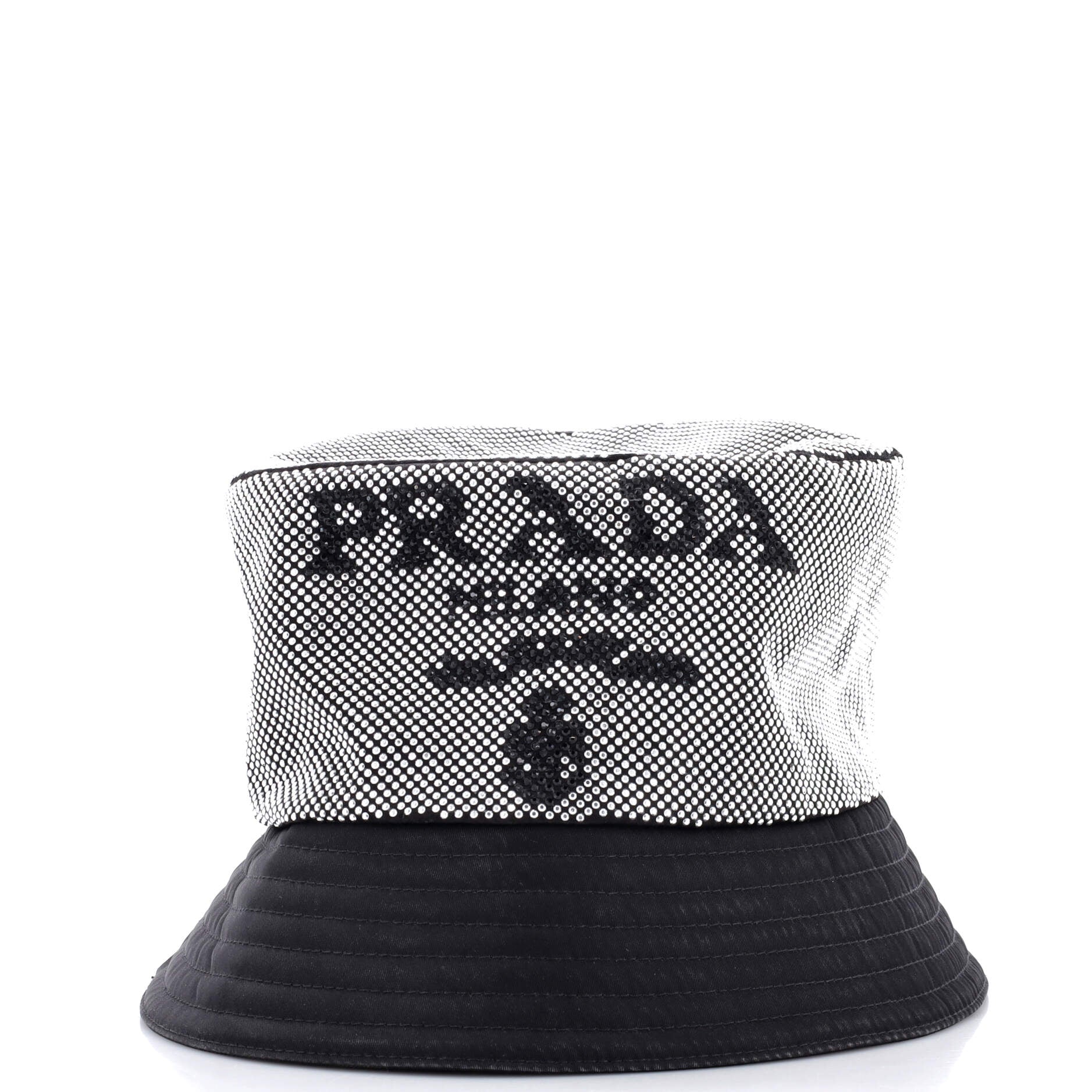Bucket Hat Crystal Embellished Re-Nylon