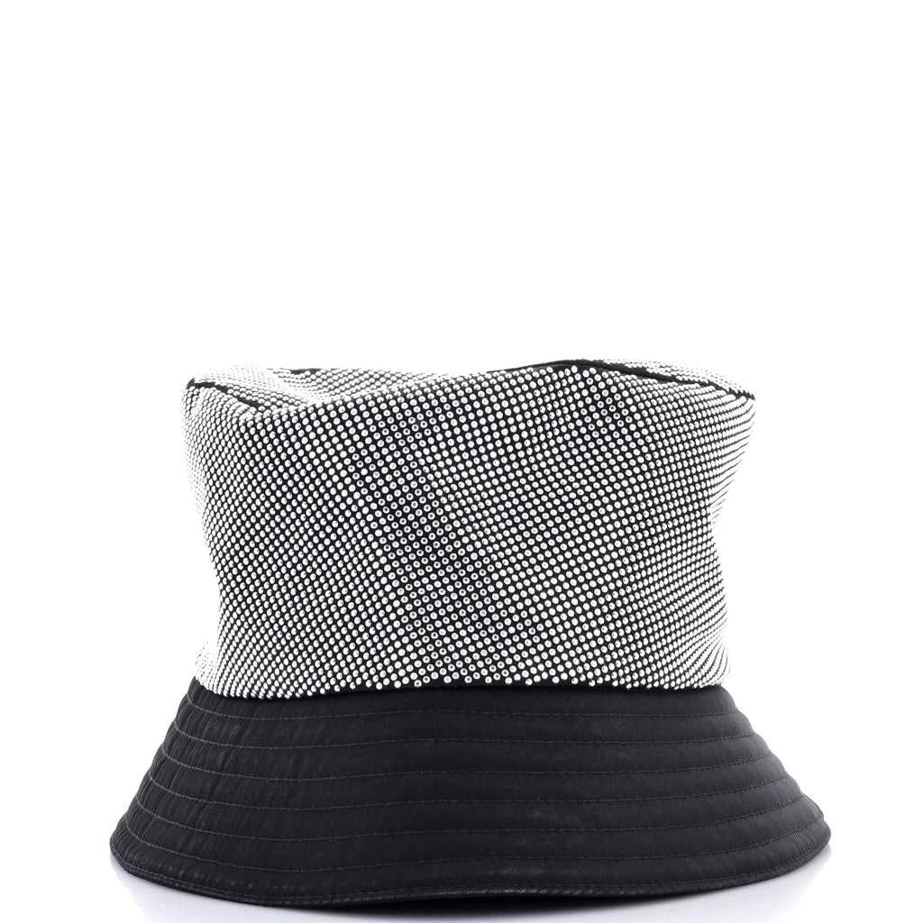 Bucket Hat Crystal Embellished Re-Nylon