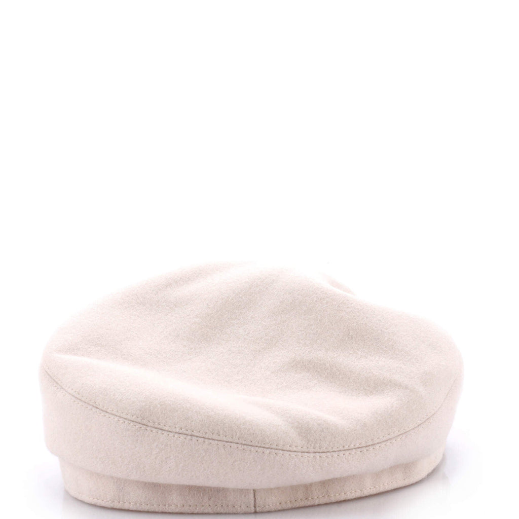 Cabourg en Finesse Newsboy Cap Embroidered Wool