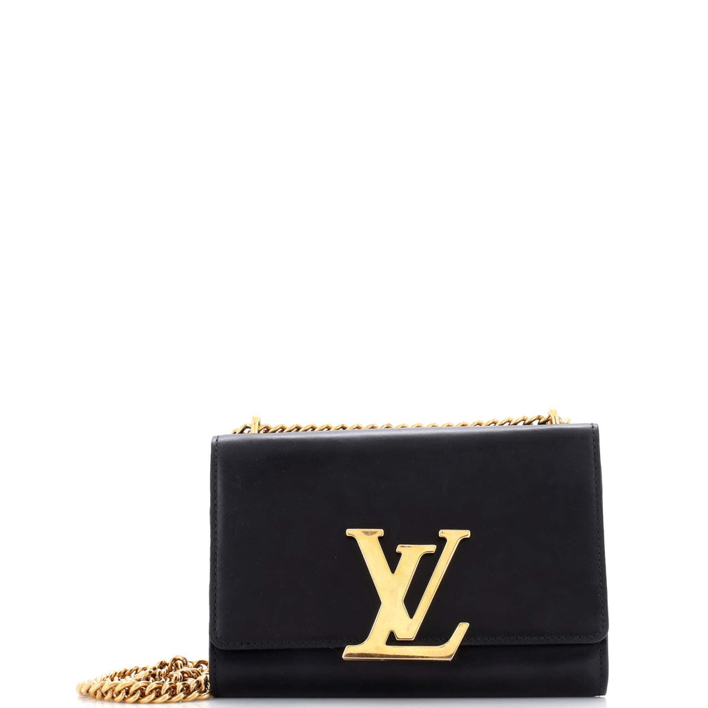 Louis Vuitton Chain Louise Clutch Leather MM