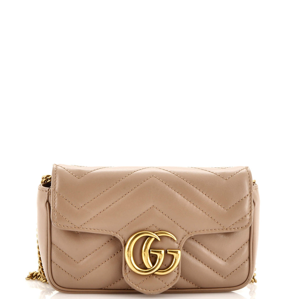 GG Marmont Flap Bag Matelasse Leather Super Mini