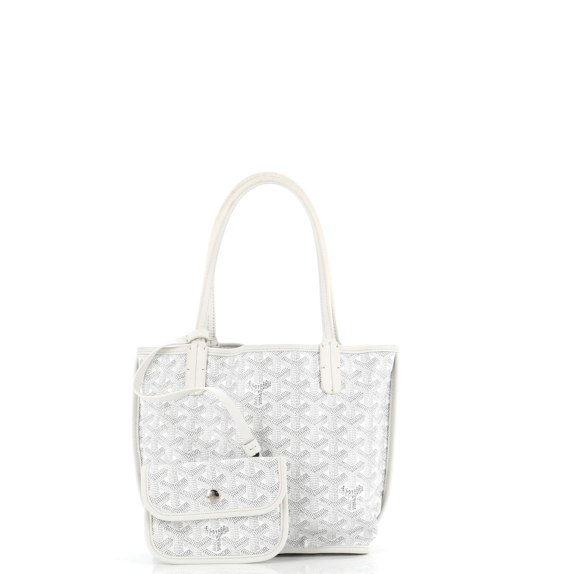 Anjou Reversible Tote Coated Canvas Mini
