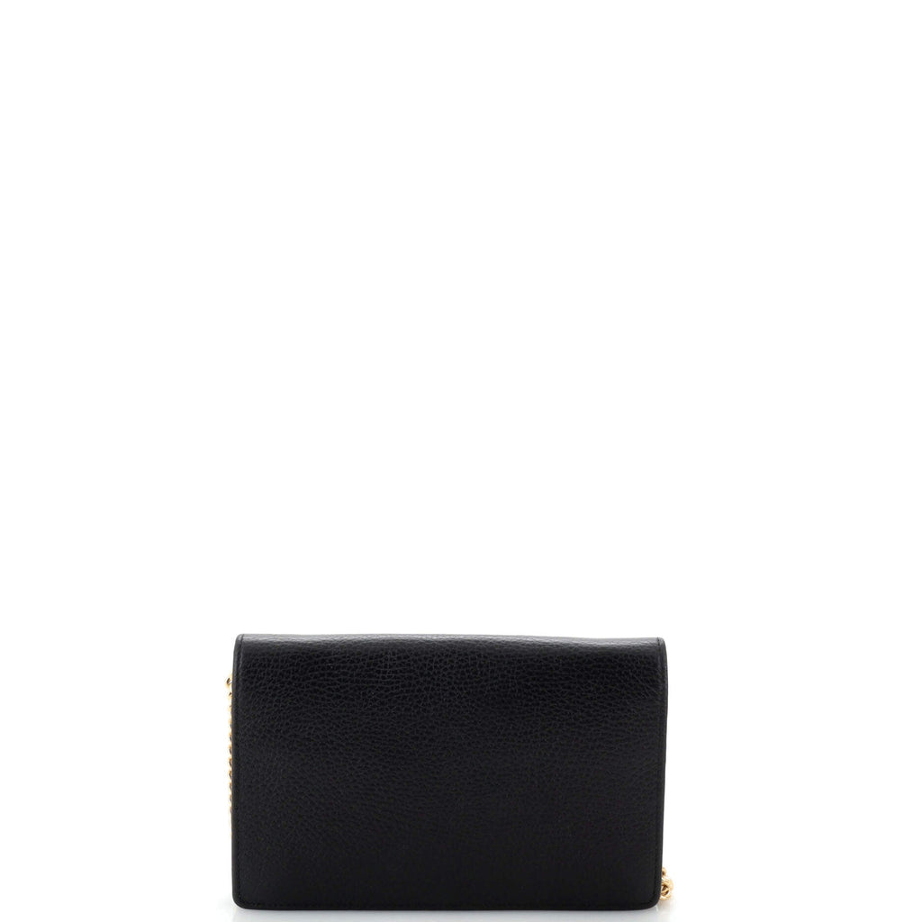 Petite GG Marmont Chain Wallet Leather Mini