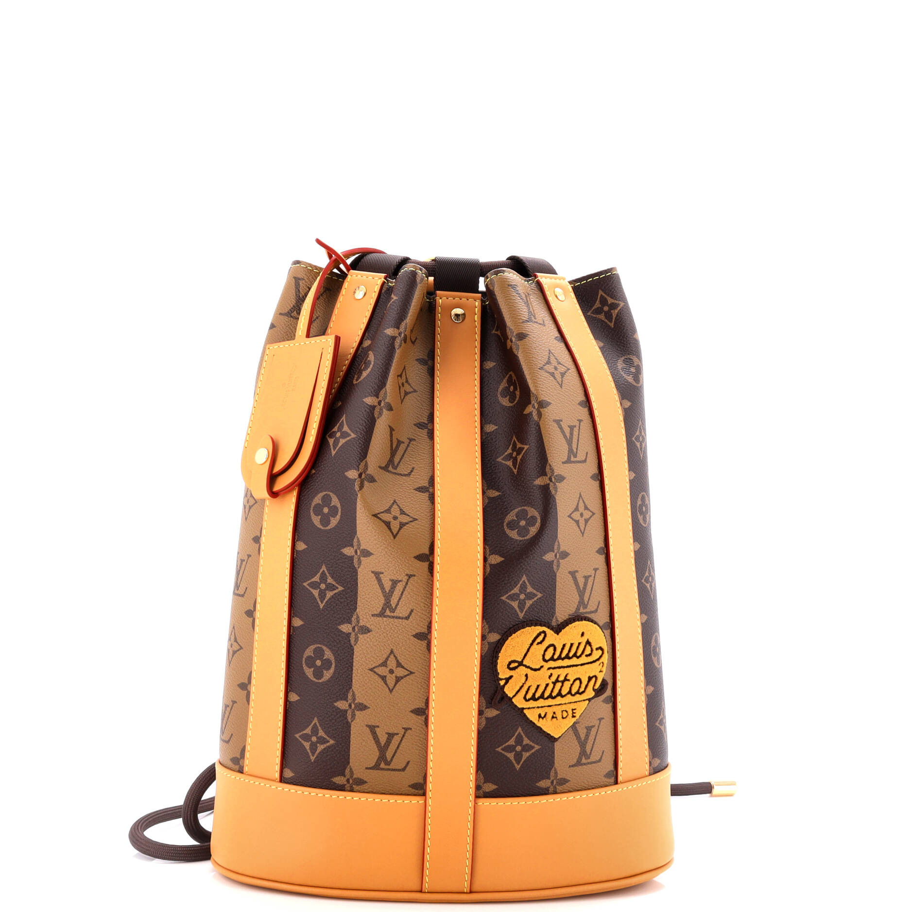 Louis Vuitton Nigo Randonnee Backpack Limited Edition Stripes Monogram Canvas
