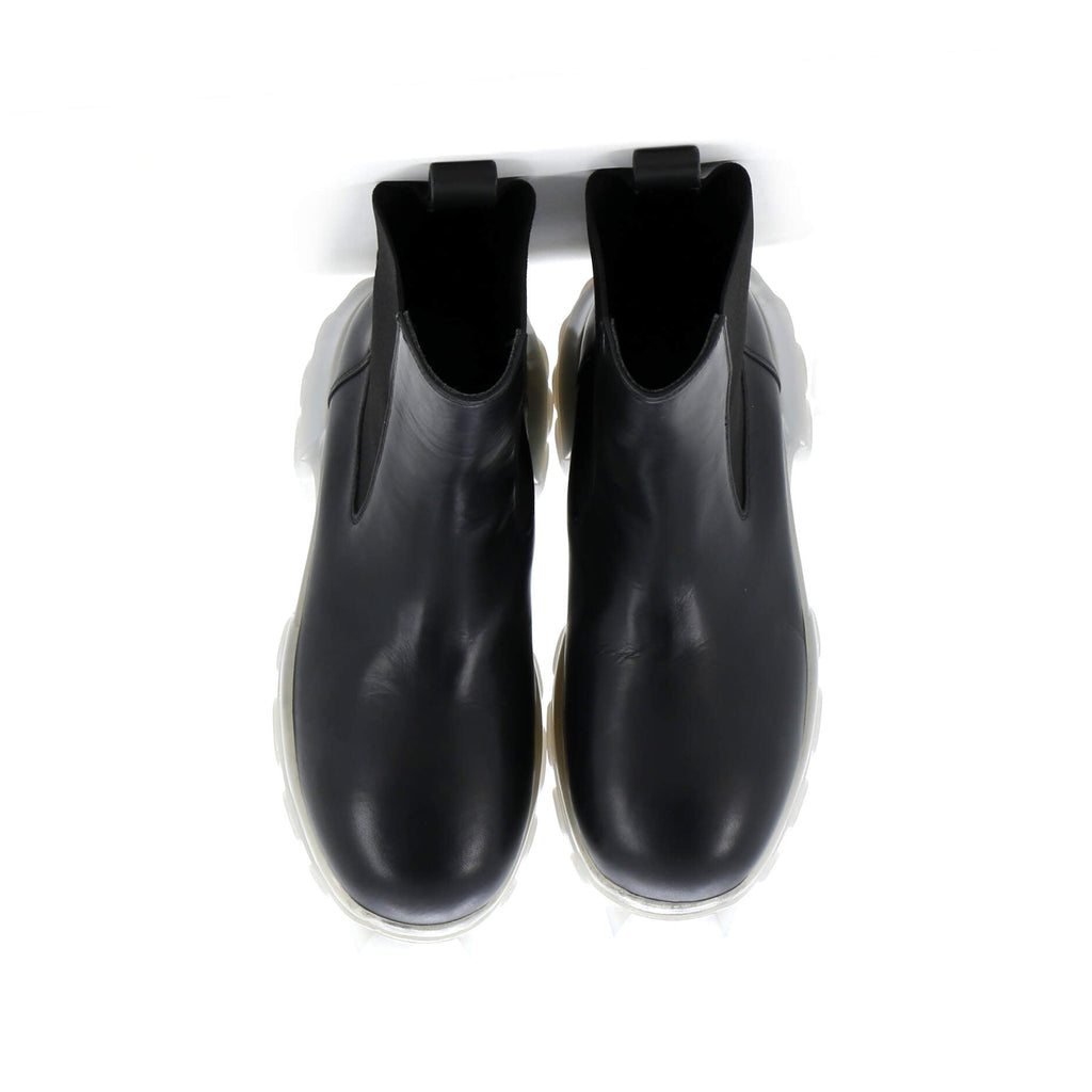 Women's Beatle Bozo Tractor Boots Leather