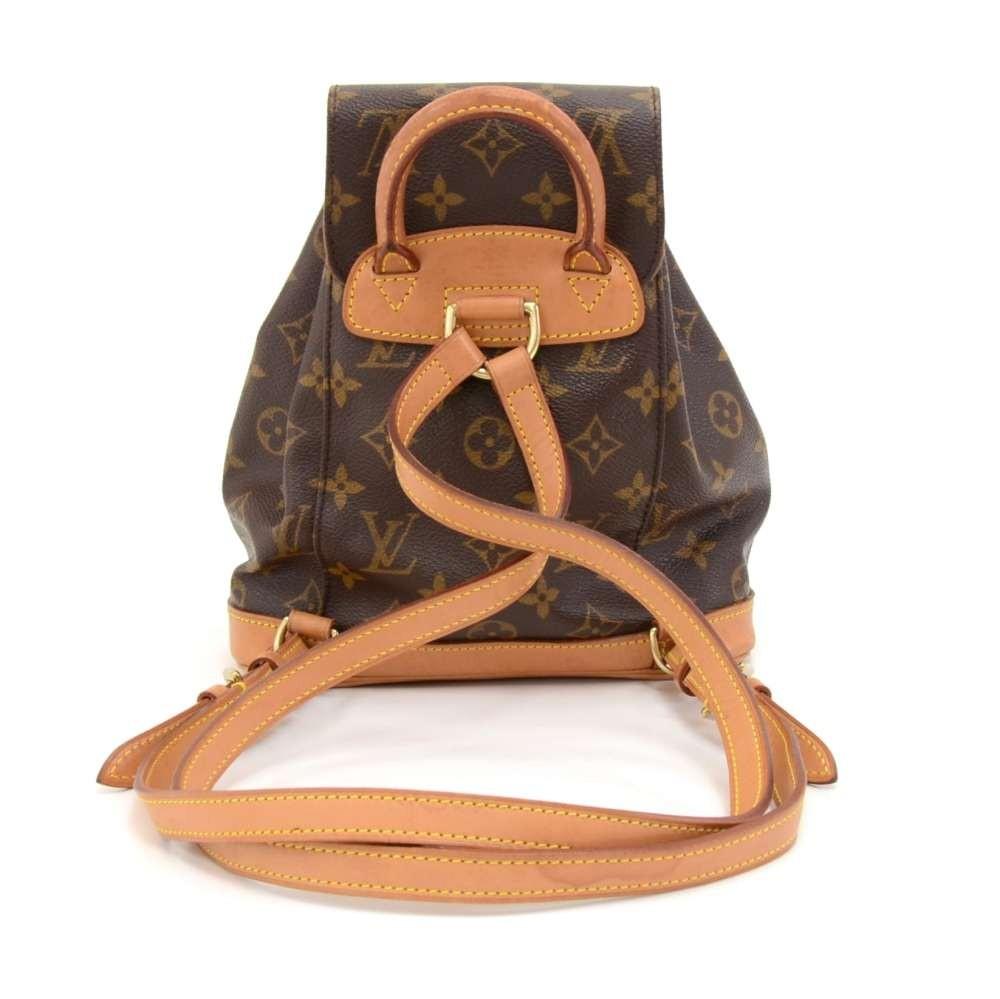 Louis Vuitto Mini Montsouris Monogram Canvas Backpack Bag