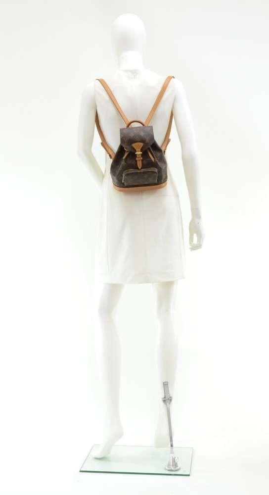 Louis Vuitto Mini Montsouris Monogram Canvas Backpack Bag