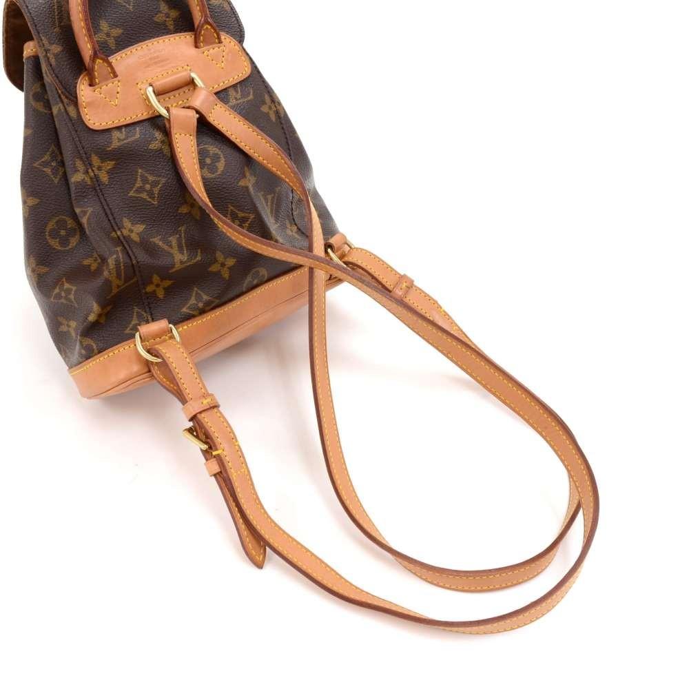 Louis Vuitto Mini Montsouris Monogram Canvas Backpack Bag