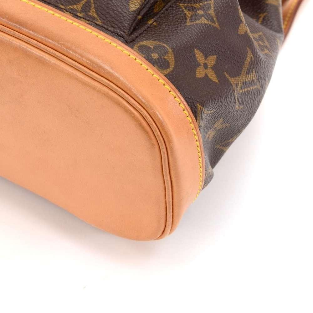 Louis Vuitto Mini Montsouris Monogram Canvas Backpack Bag