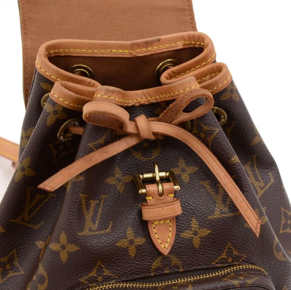 Louis Vuitto Mini Montsouris Monogram Canvas Backpack Bag