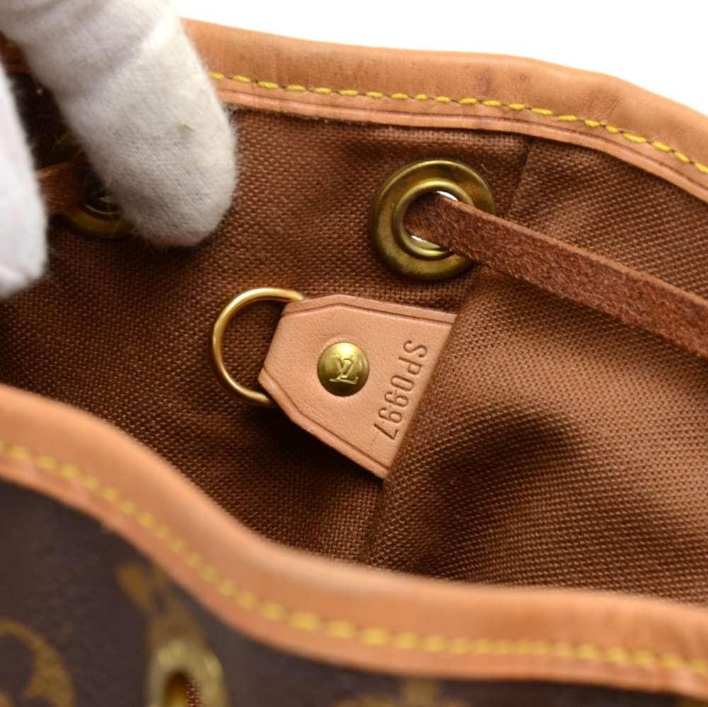 Louis Vuitto Mini Montsouris Monogram Canvas Backpack Bag