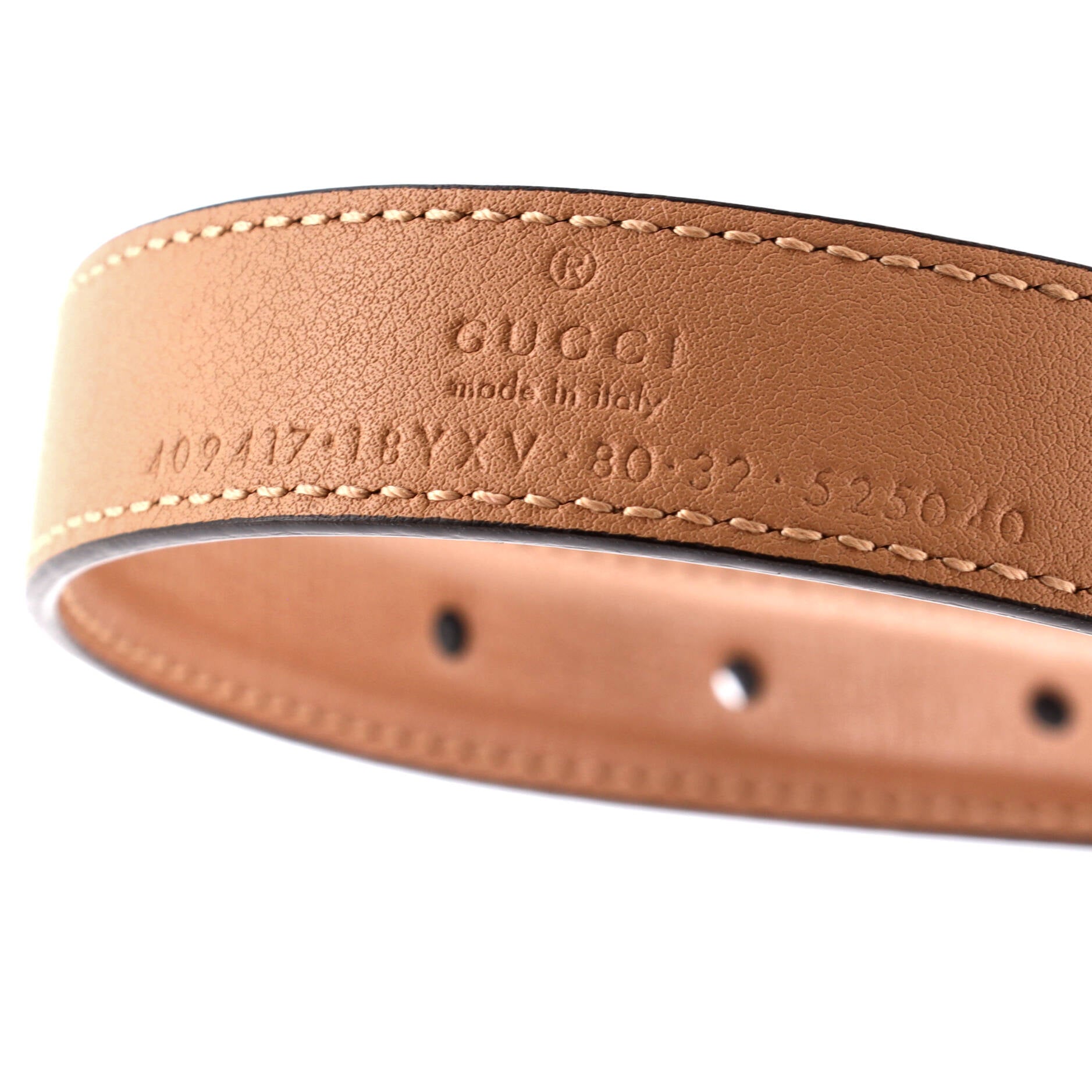 GG Marmont Belt Leather Thin